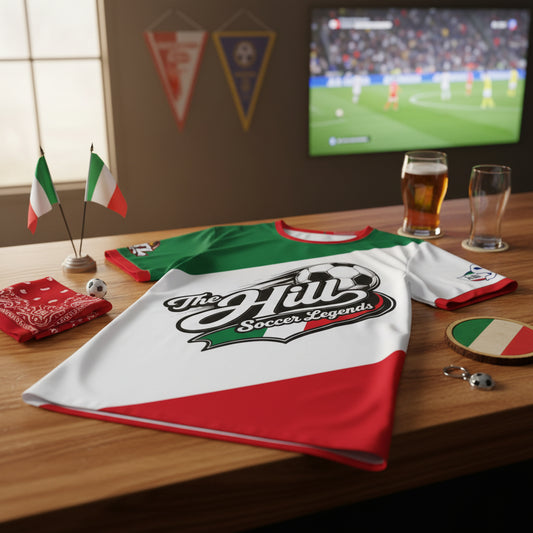 The Hill Soccer Legends Jersey — Italian Colors Men’s Sports Shirt