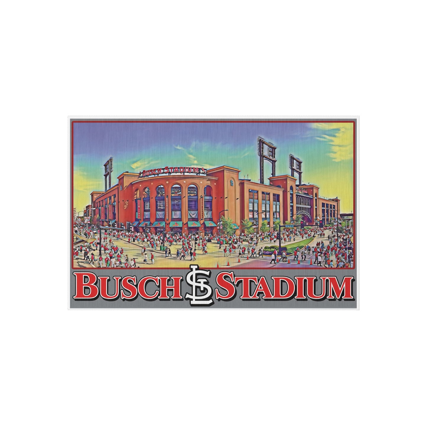 Busch Stadium Outdoor Rug