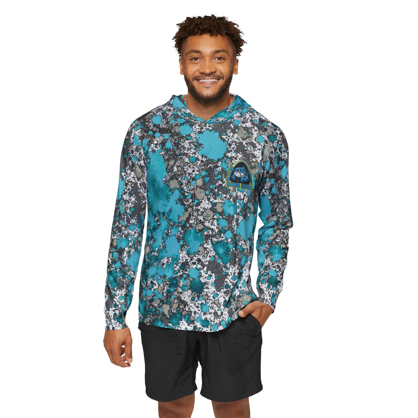314 Blue Katz fishing Warm-up Hoodie