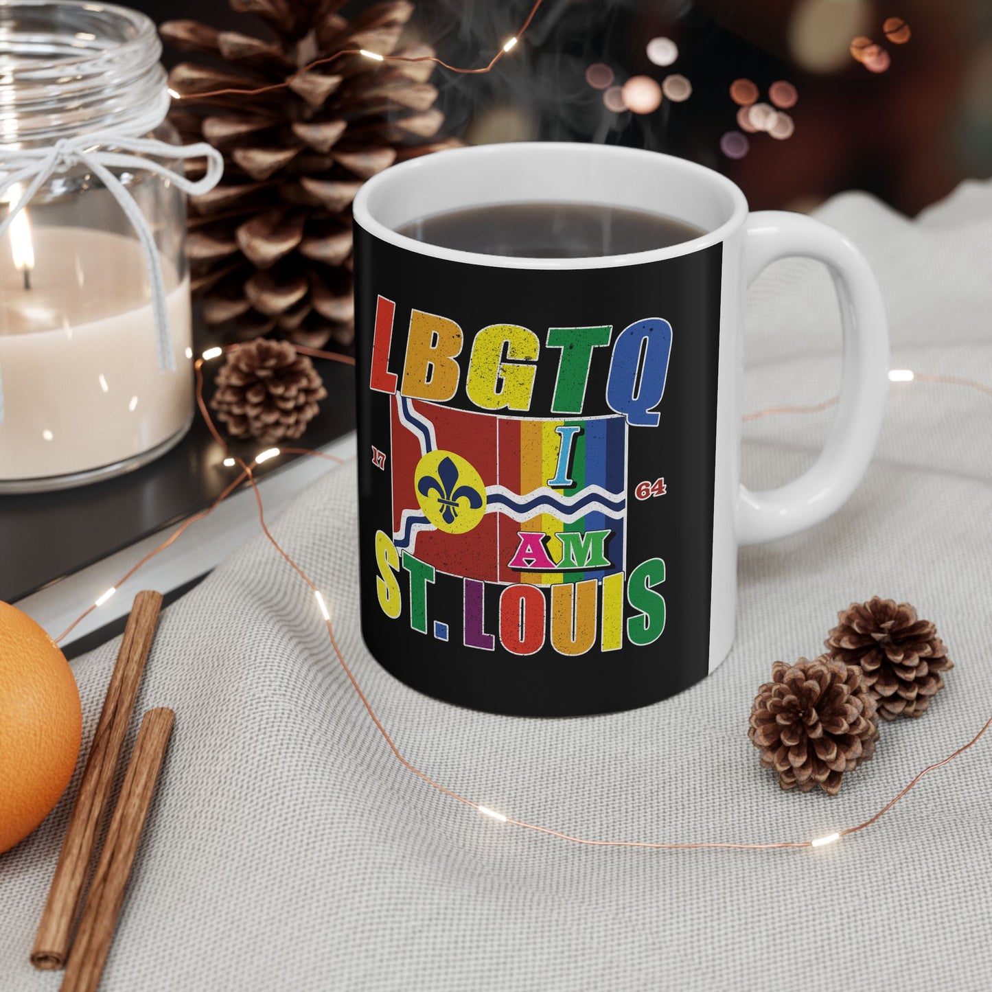 Ceramic Mug - Saint Louis LBGTQ Design
