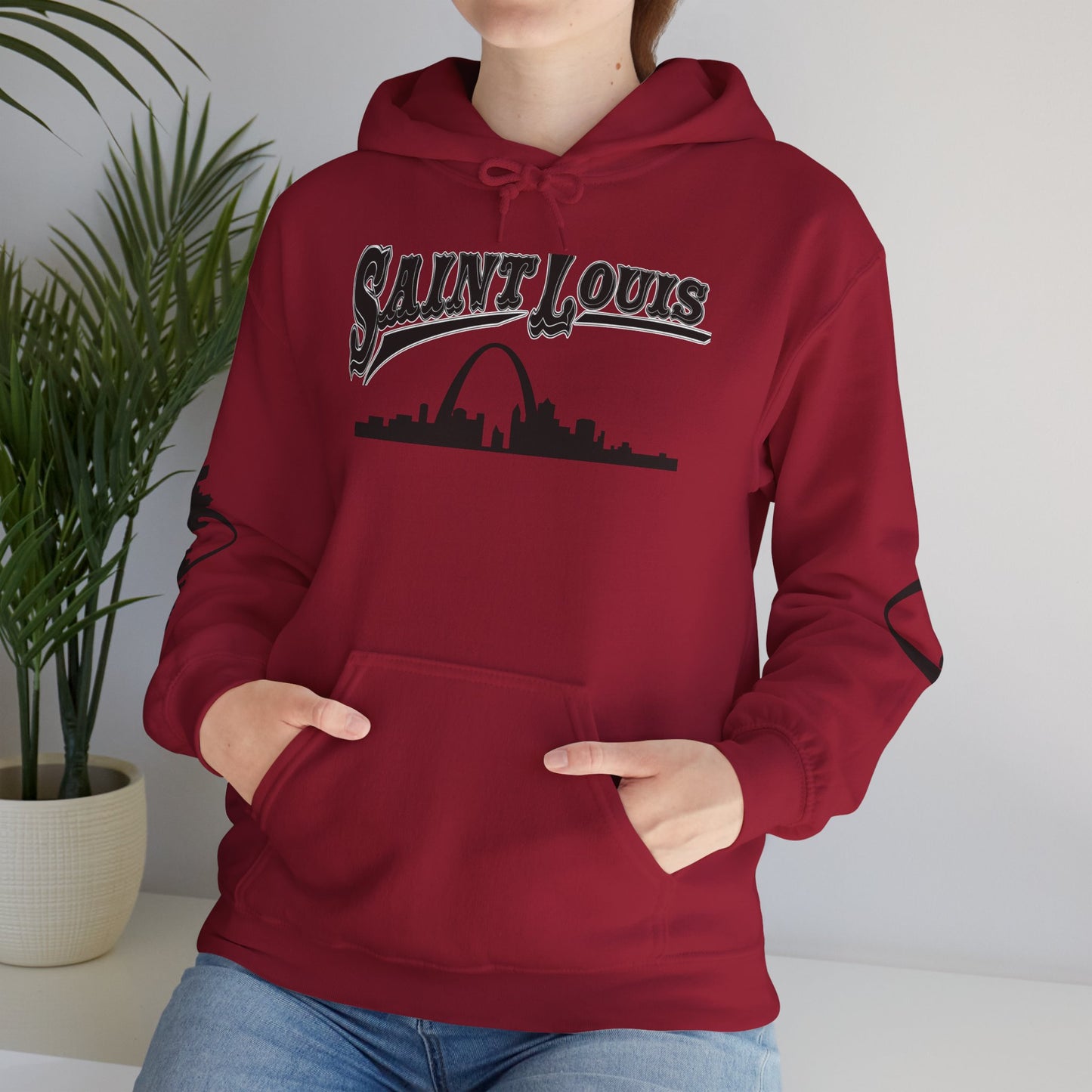 Saint Louis Skyline Hoodie - Unisex Heavy Blend™ Printify