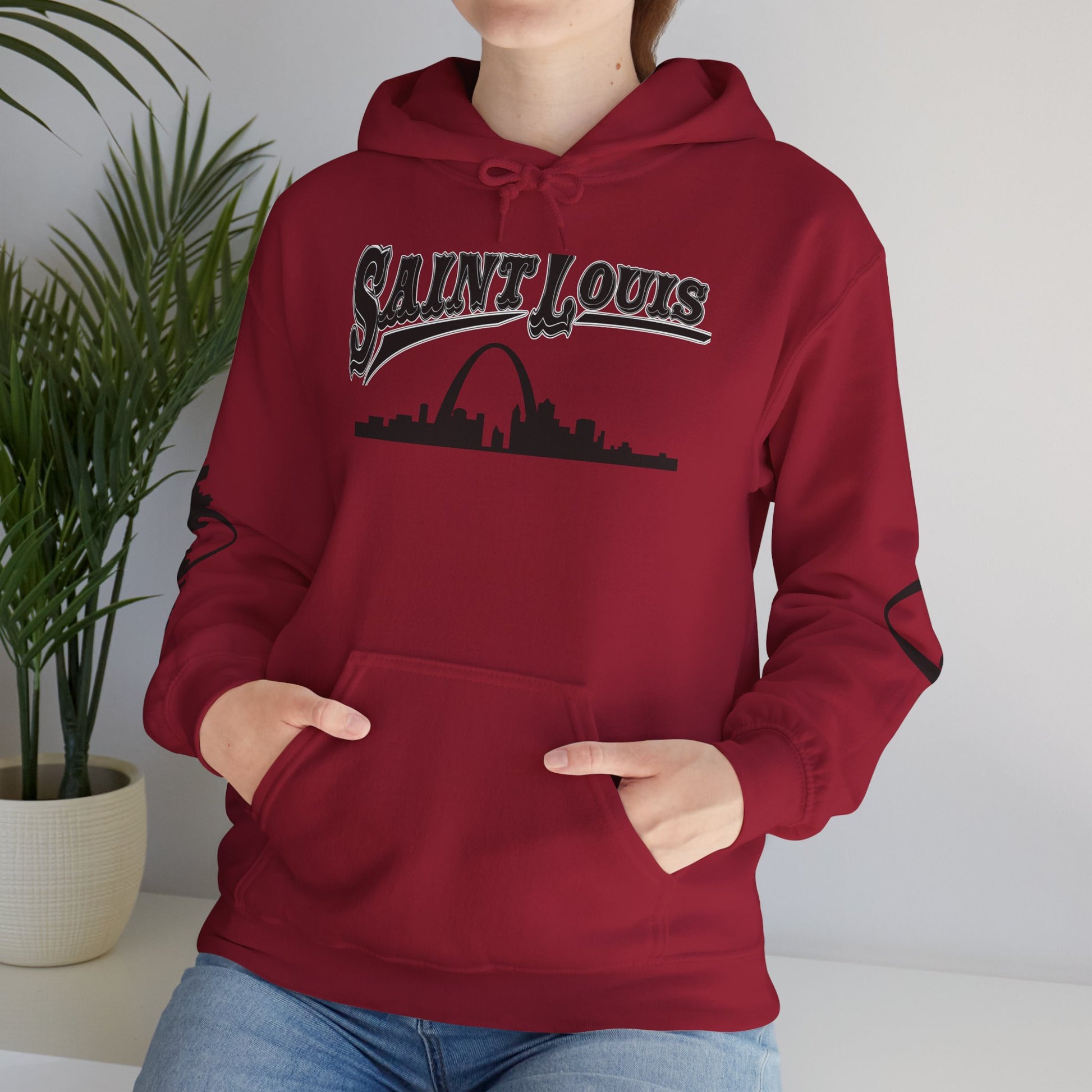 Saint Louis Skyline Hoodie - Unisex Heavy Blend™ Printify