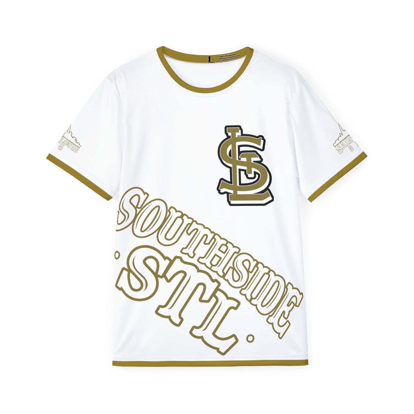 Southside STL All Over Print Sport Jersey (White)– Gold Skyline Edition