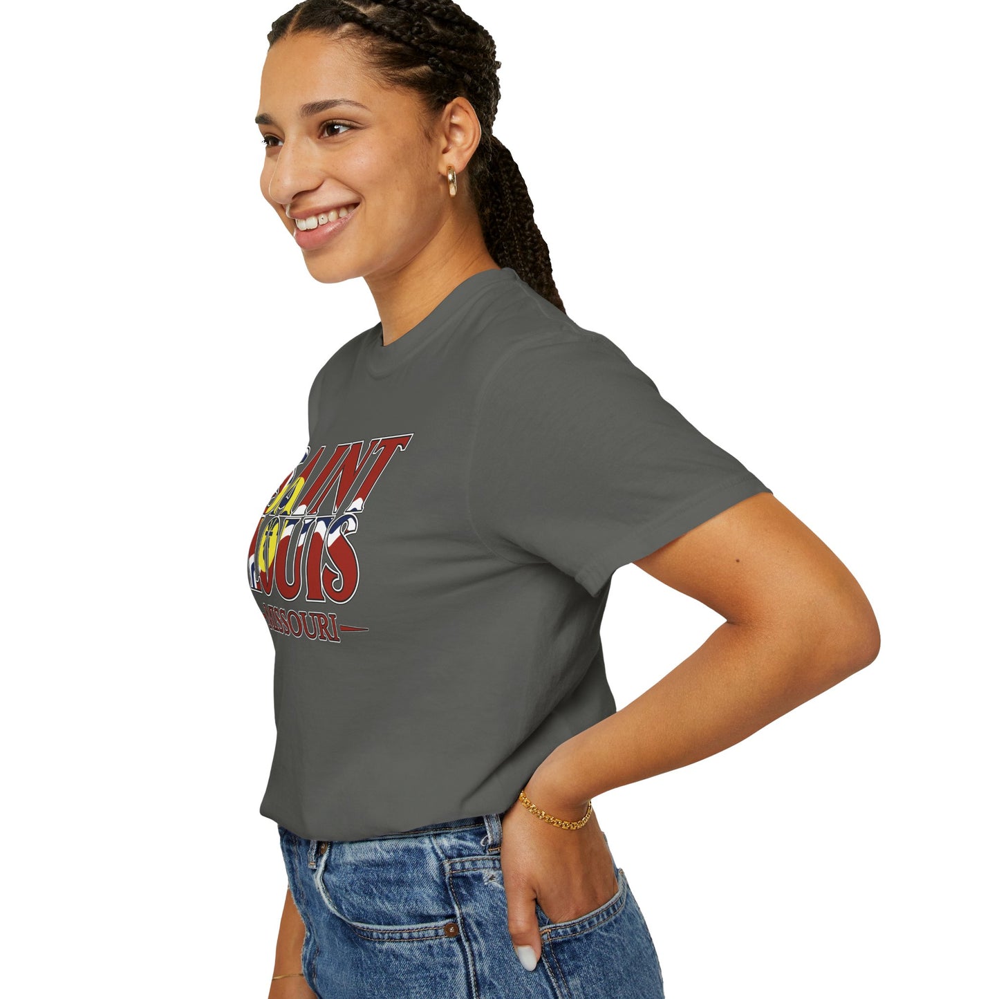Saint Louis Missouri T-Shirt — Vintage St. Louis Flag Graphic Tee