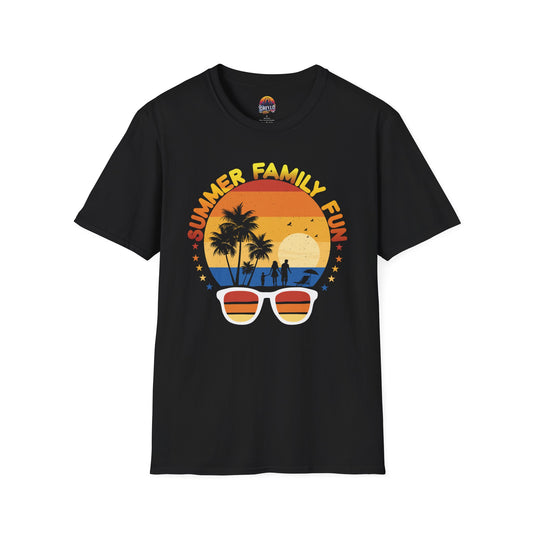 Summer Family Fun Graphic Tee Unisex Softstyle T-Shirt