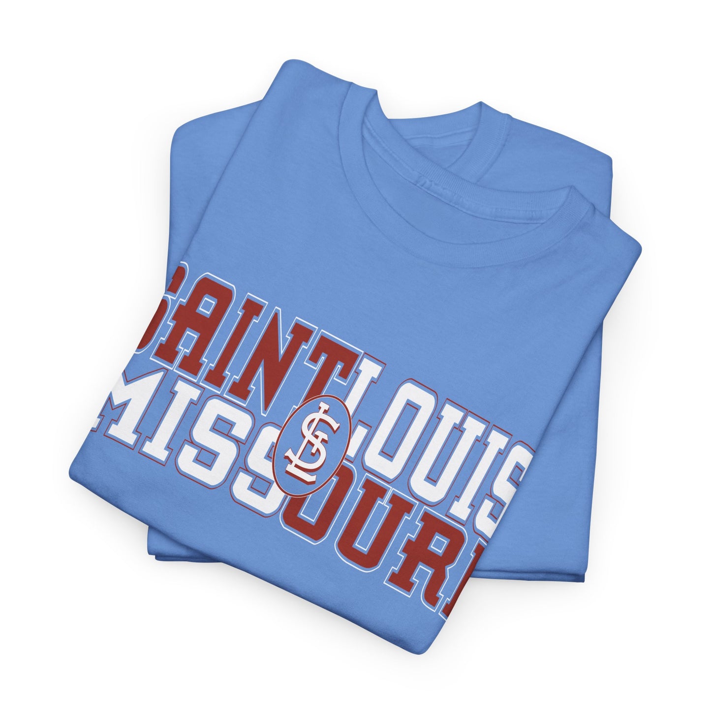 St Louis Missouri Unisex Tee in Red & White