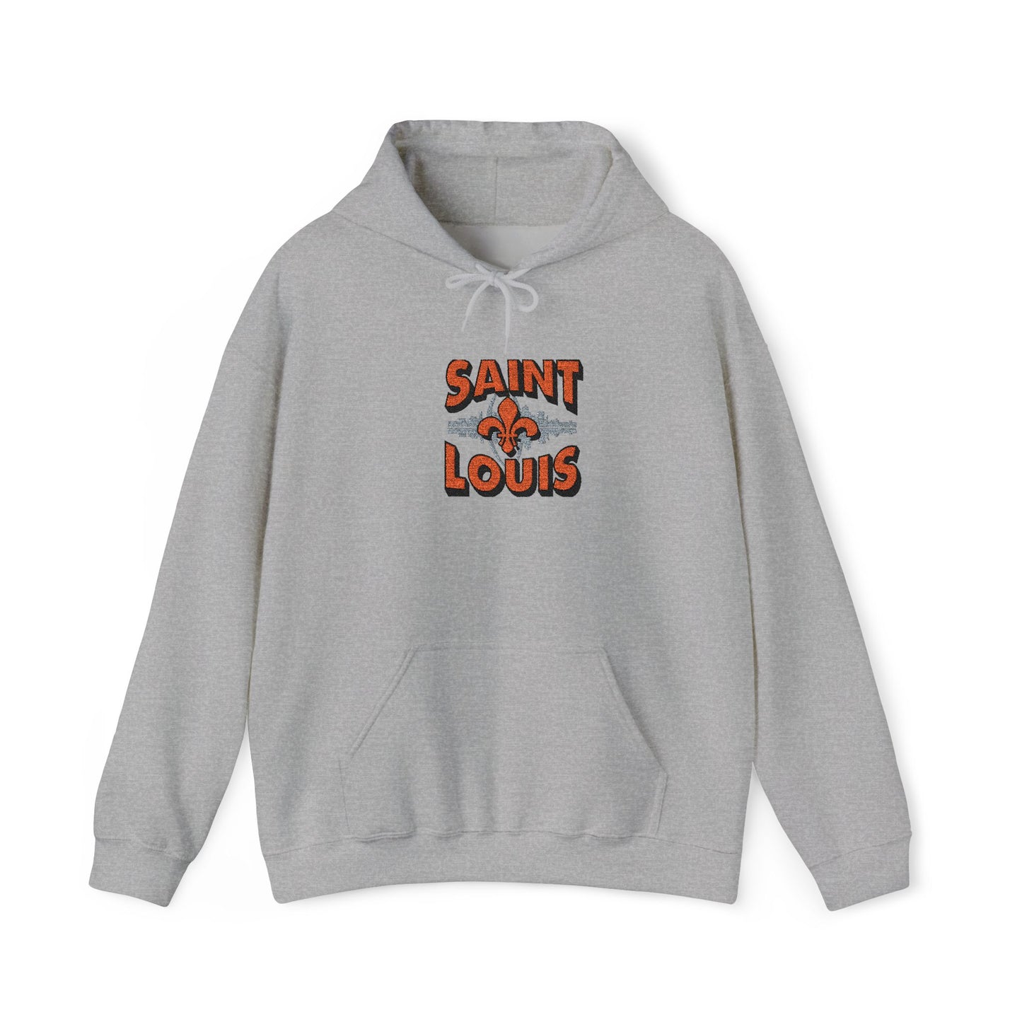 Saint Louis City Skyline Embroidered Hoodie