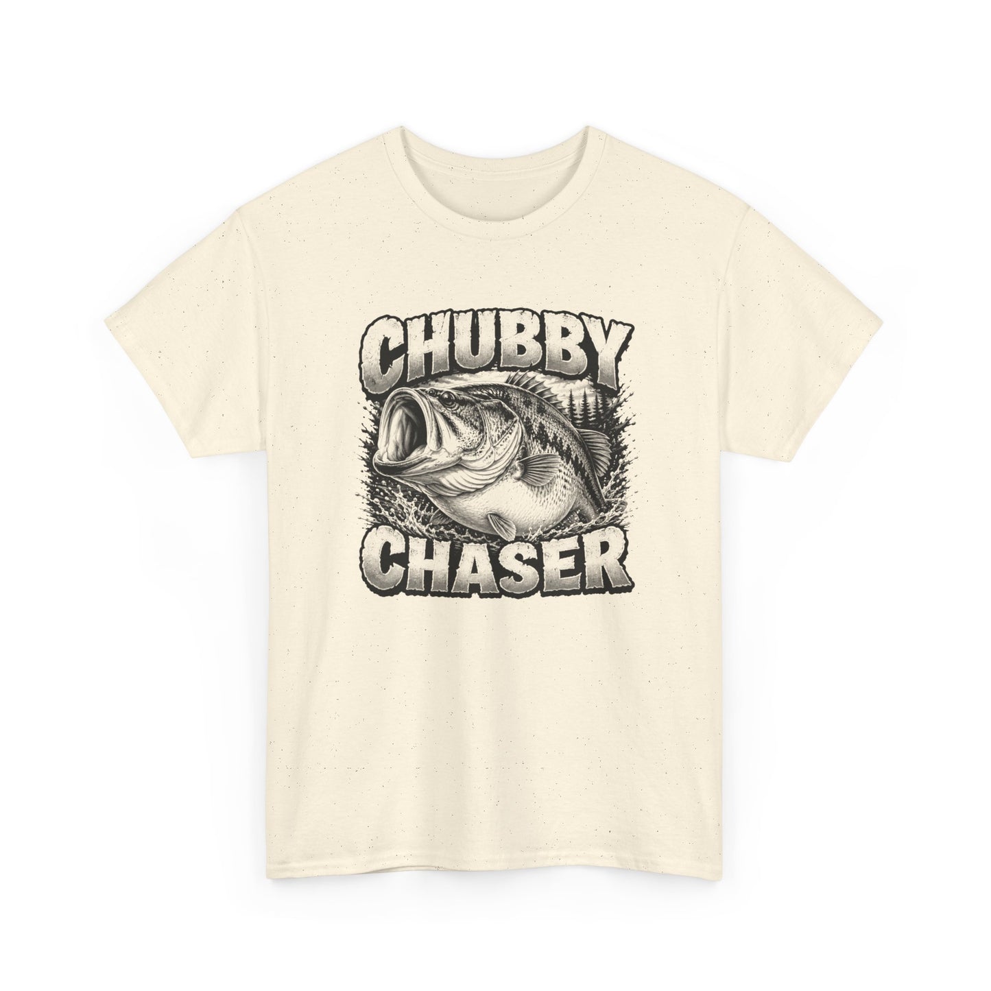 Fishing T-Shirt — "Chubby Chaser" Bass Graphic Tee