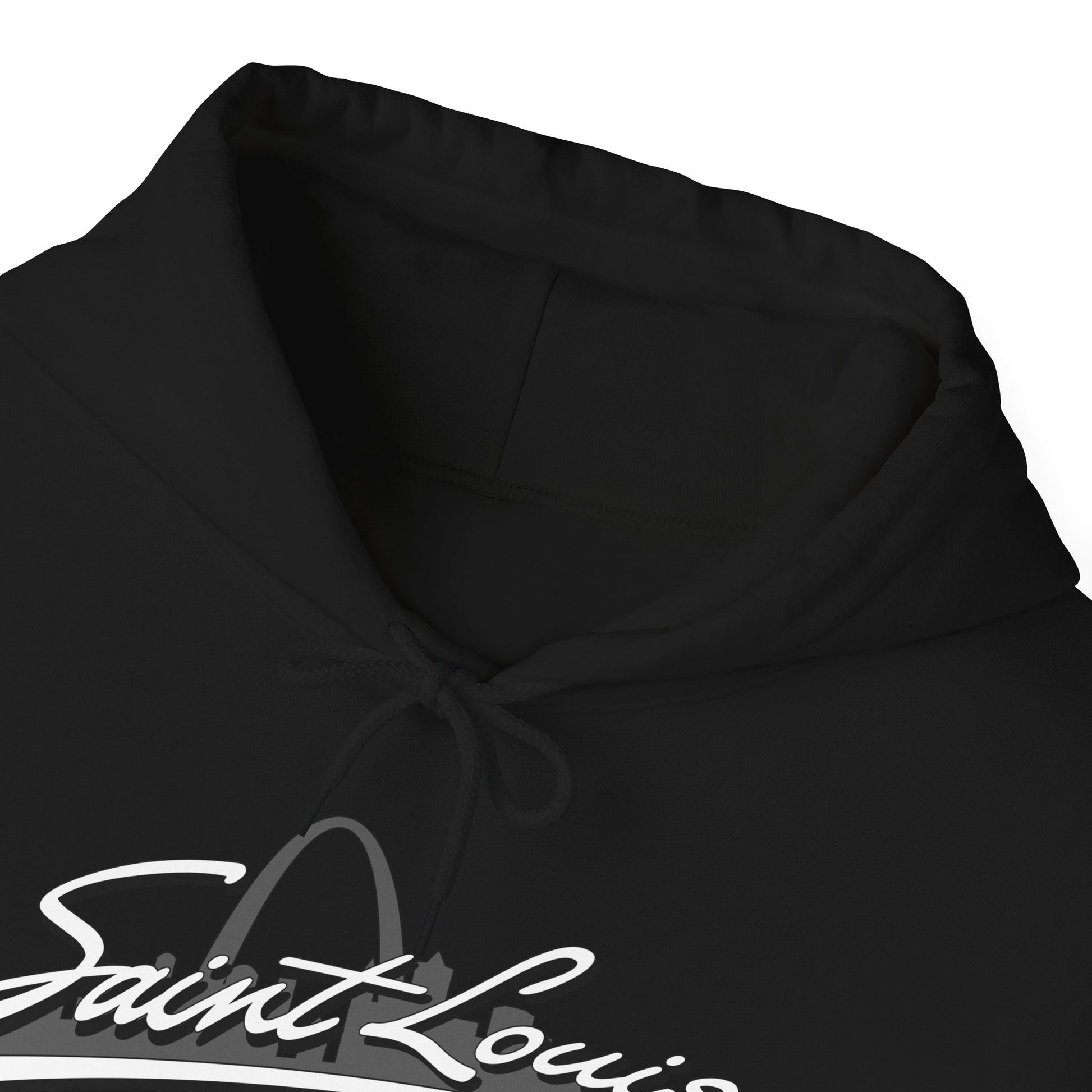 Saint Louis Graphic Hooded Sweatshirt Printify