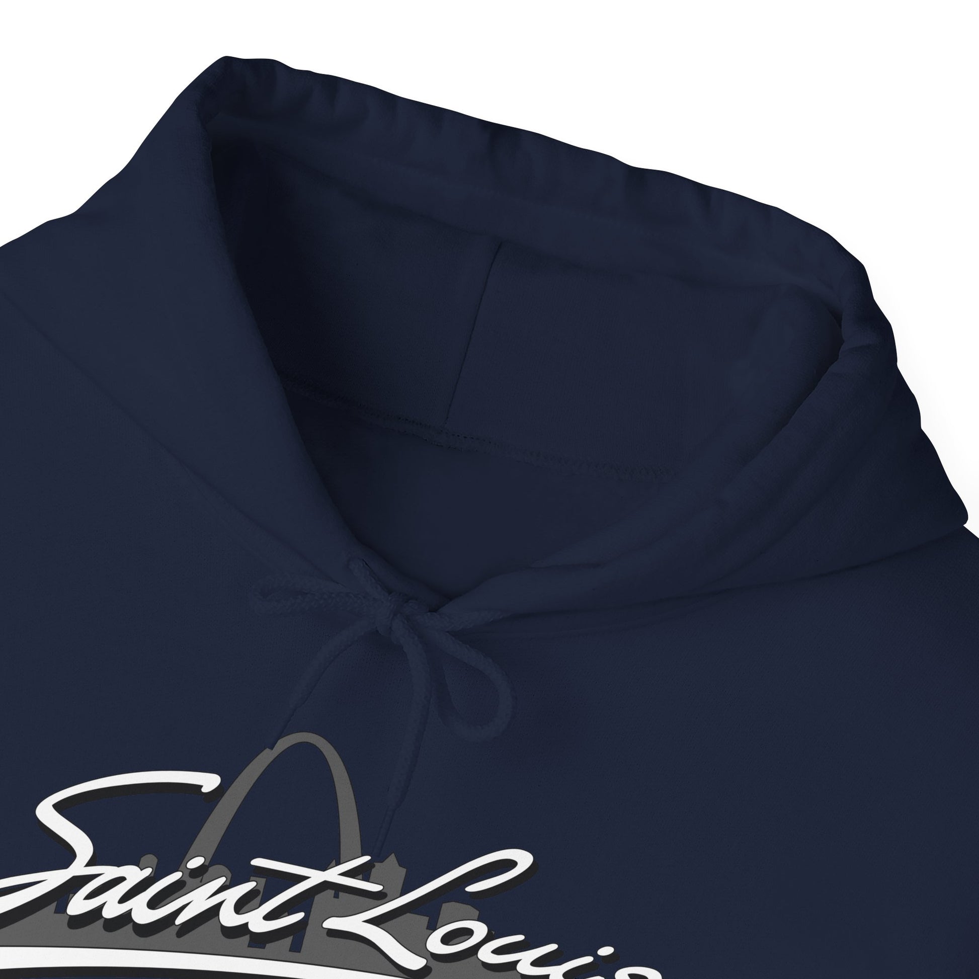 Saint Louis Graphic Hooded Sweatshirt Printify