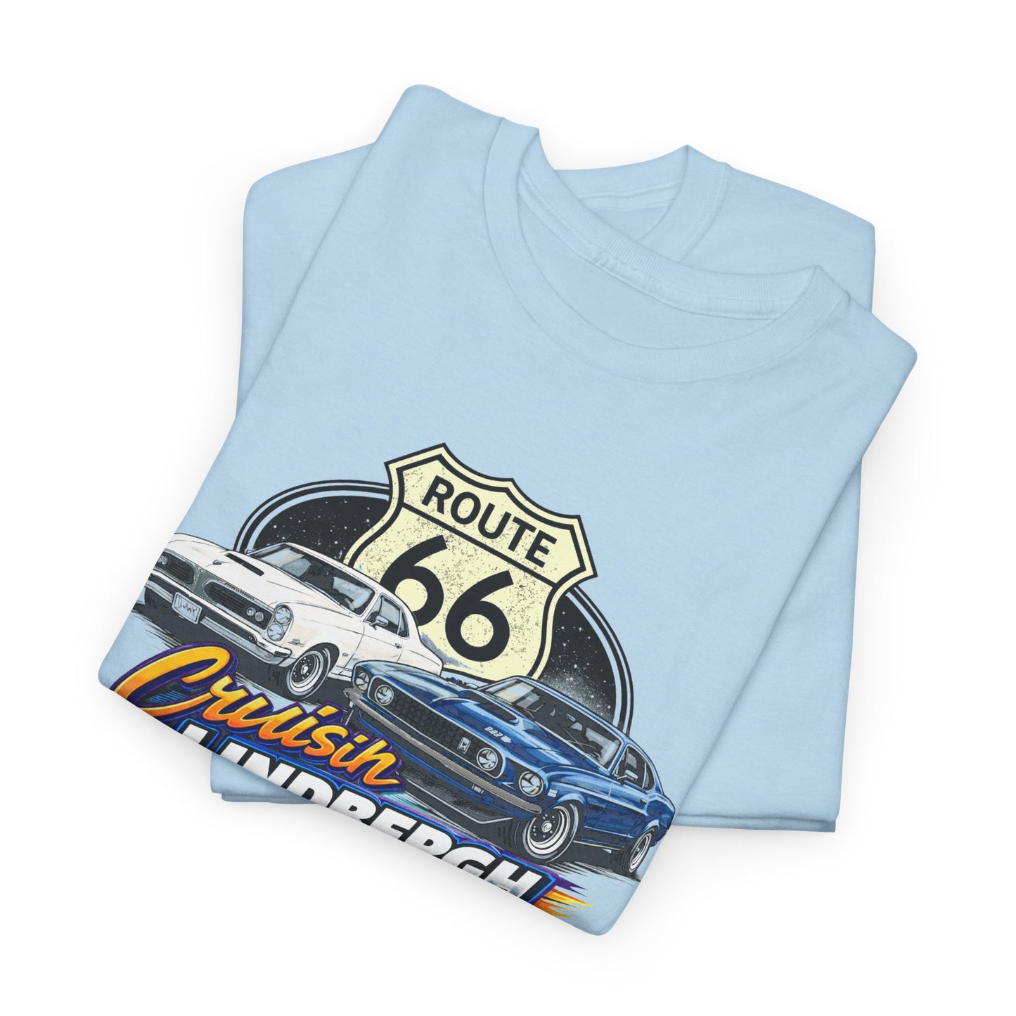 Route 66 Cruiser Tee — Classic Car "Cruising Lindbergh" T-Shirt