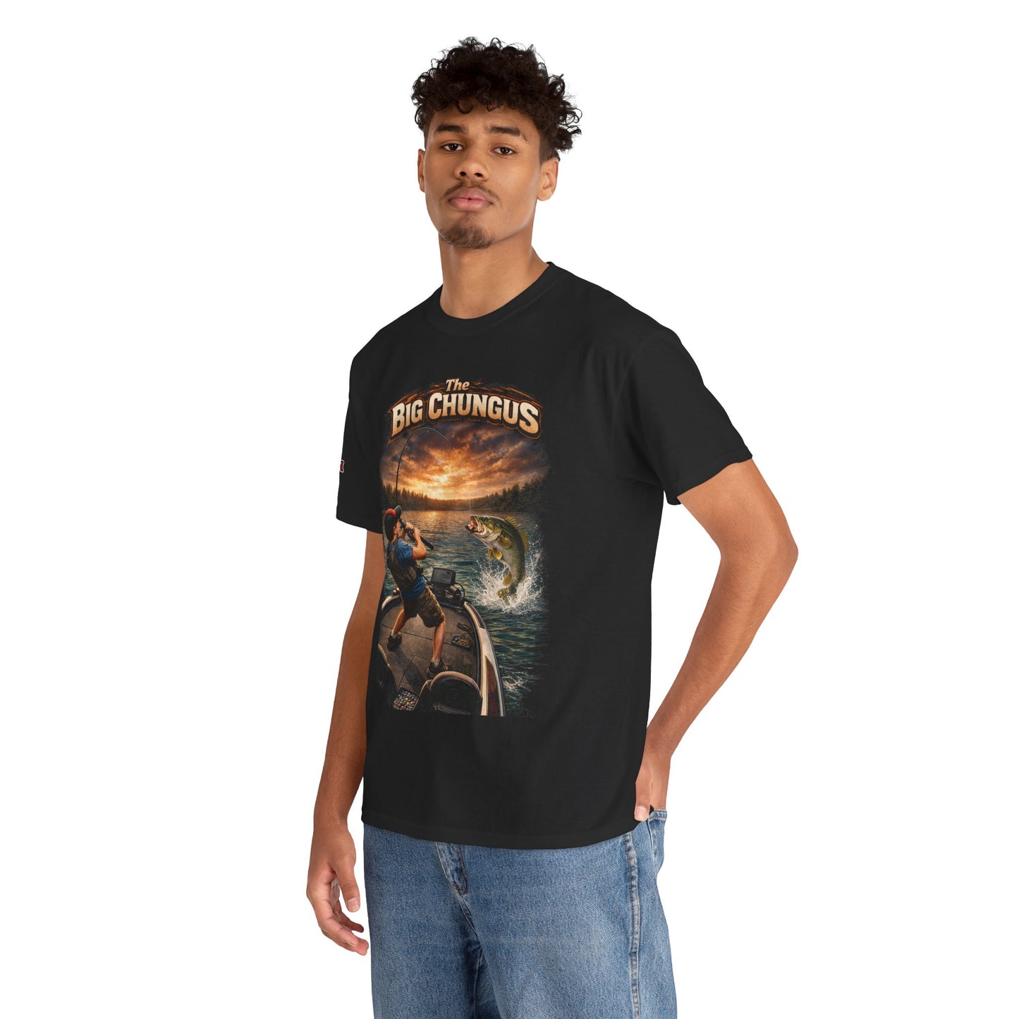 Big Chungus Fishing Tee — Funny Retro Fishing Graphic T‑Shirt