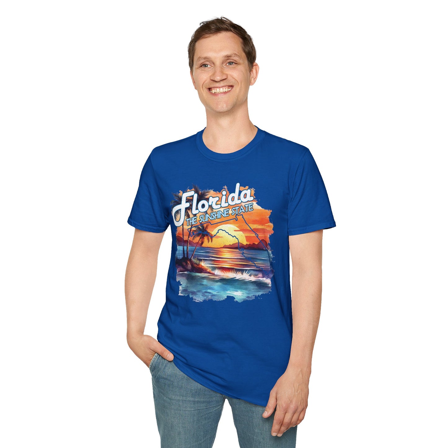 Florida Sunshine State T-Shirt - Unisex Softstyle