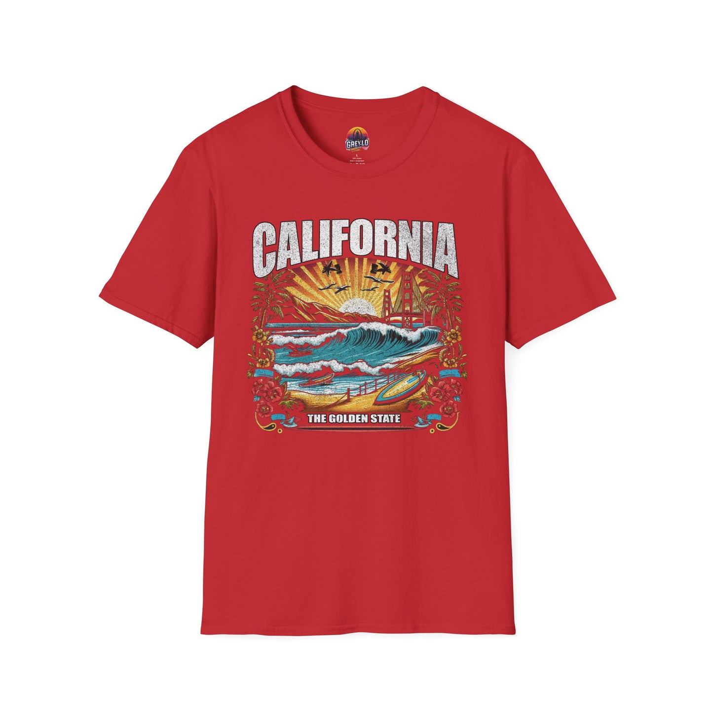 California The Golden State Graphic Tee