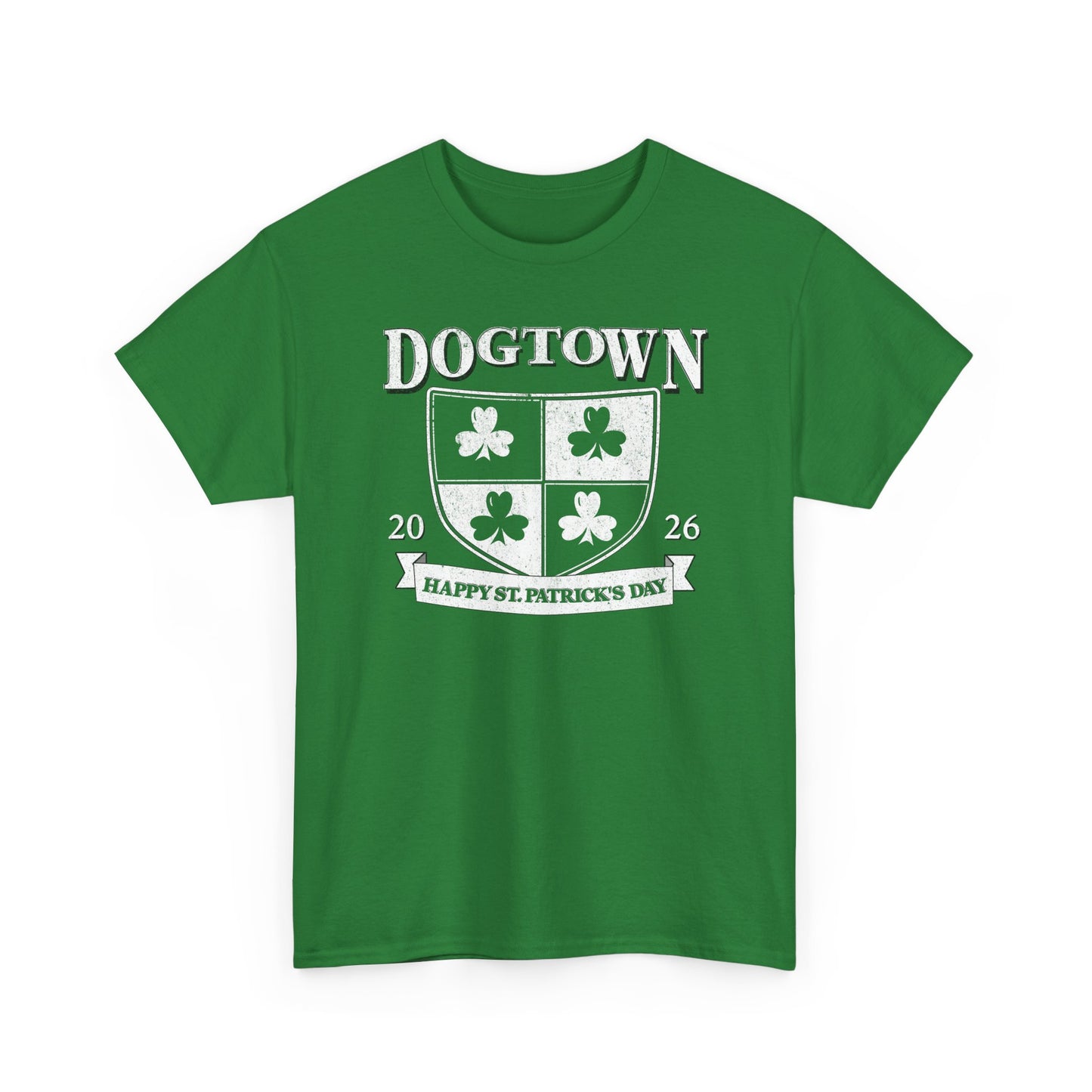 St. Patrick's Day Dogtown Shamrock T‑Shirt
