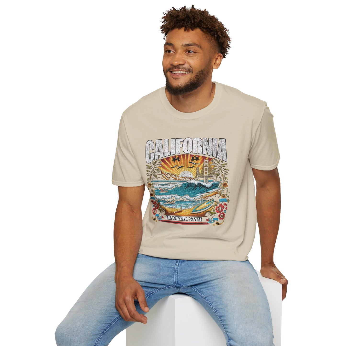 California The Golden State Graphic Tee