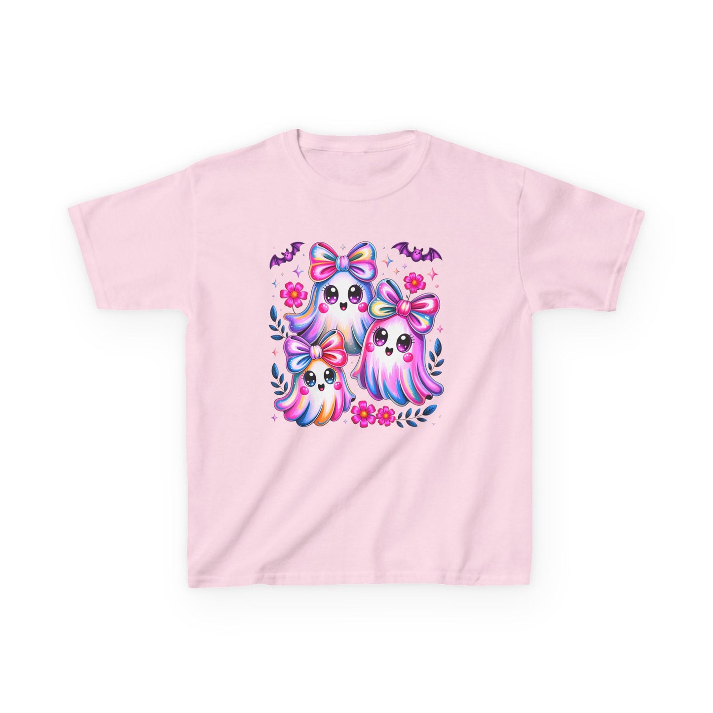 Kids Cute Colorful Ghost Tee