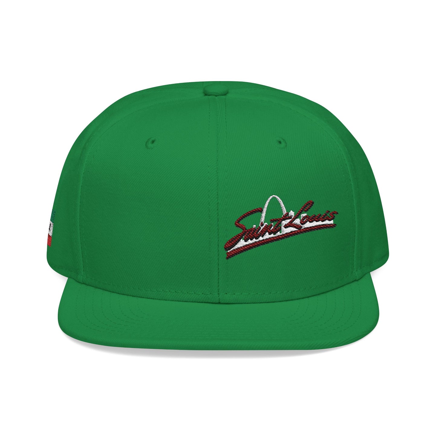 Snapback Hat - Saint Louis Embroidered - The Hill Neighborhood Edition - Red Lettering Printify