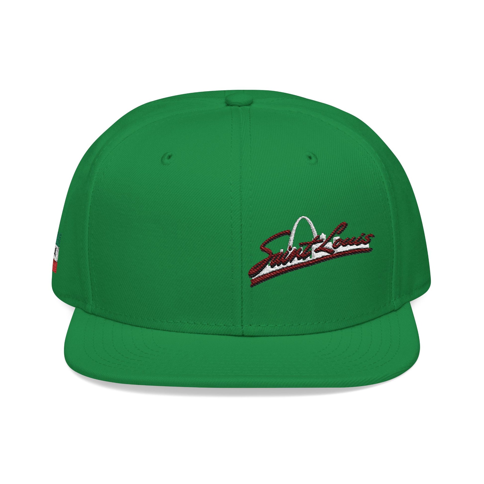 Snapback Hat - Saint Louis Embroidered - The Hill Neighborhood Edition - Red Lettering Printify