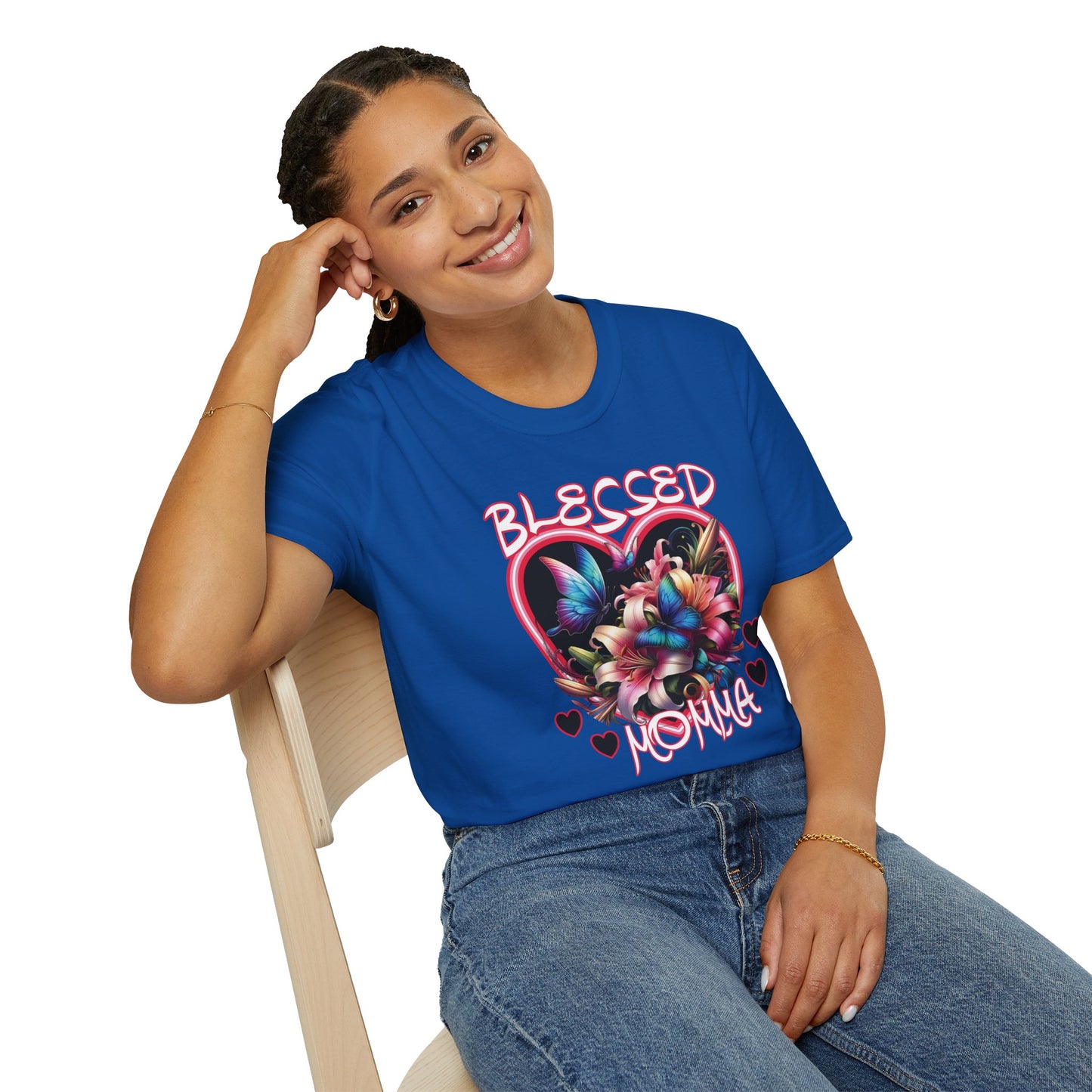 Blessed Momma Unisex Softstyle T-Shirt