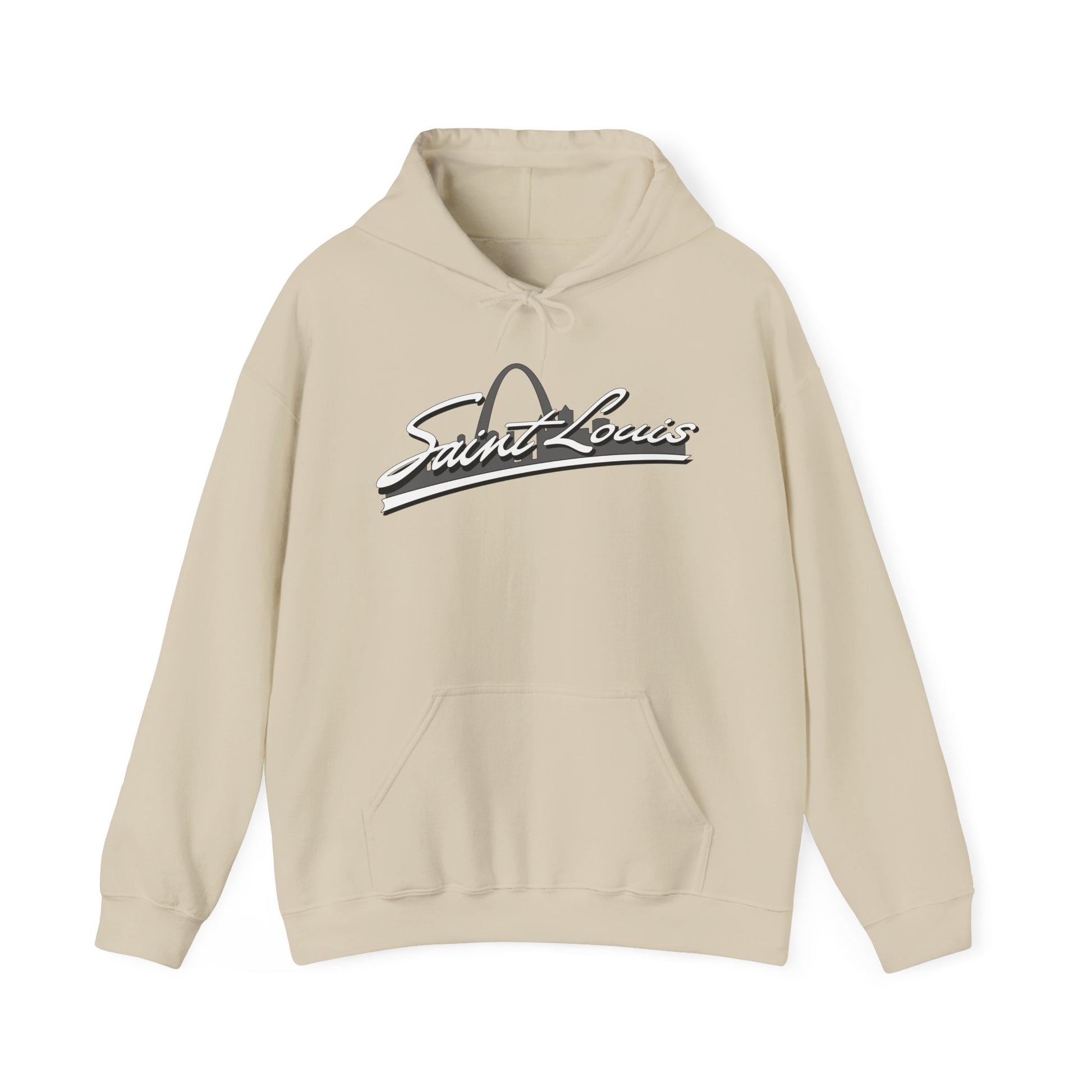 Saint Louis Graphic Hooded Sweatshirt Printify