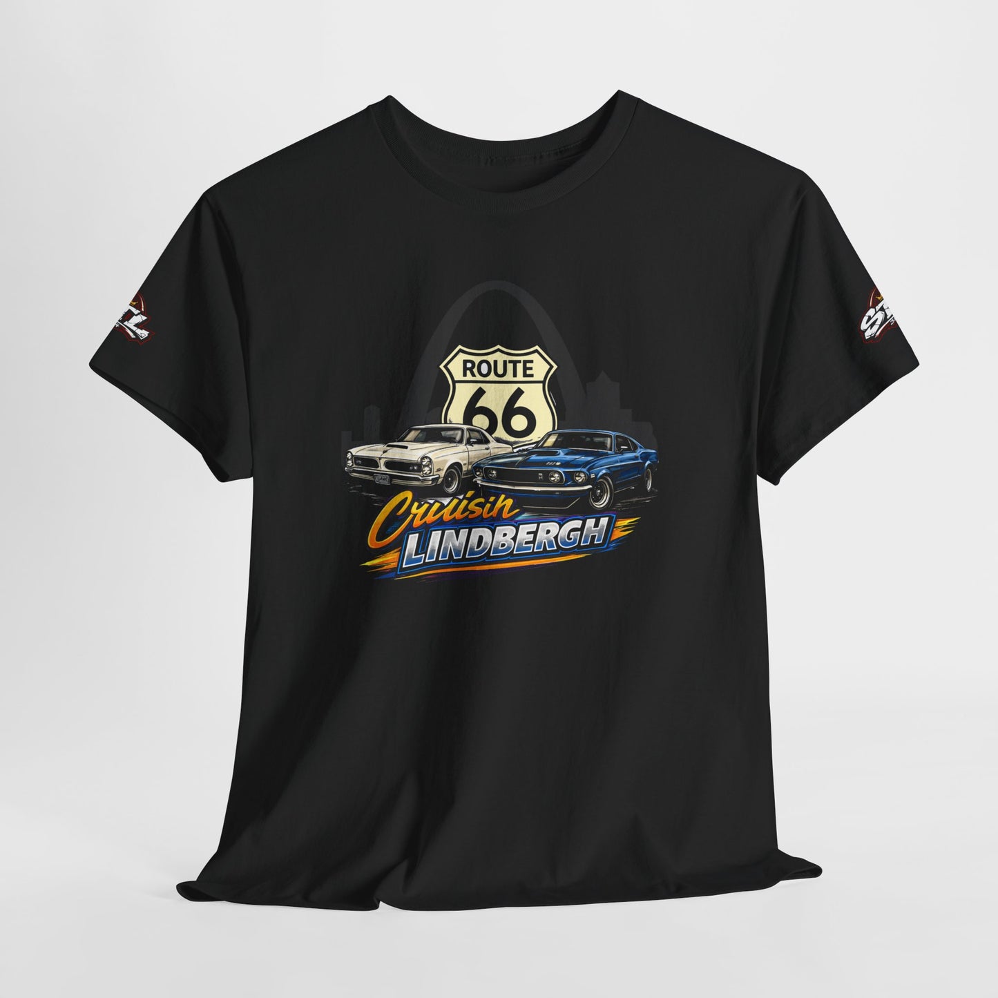Route 66 Cruisin' Lindbergh Tee - Special Edition Black ⚠️ Contains AI-generated models