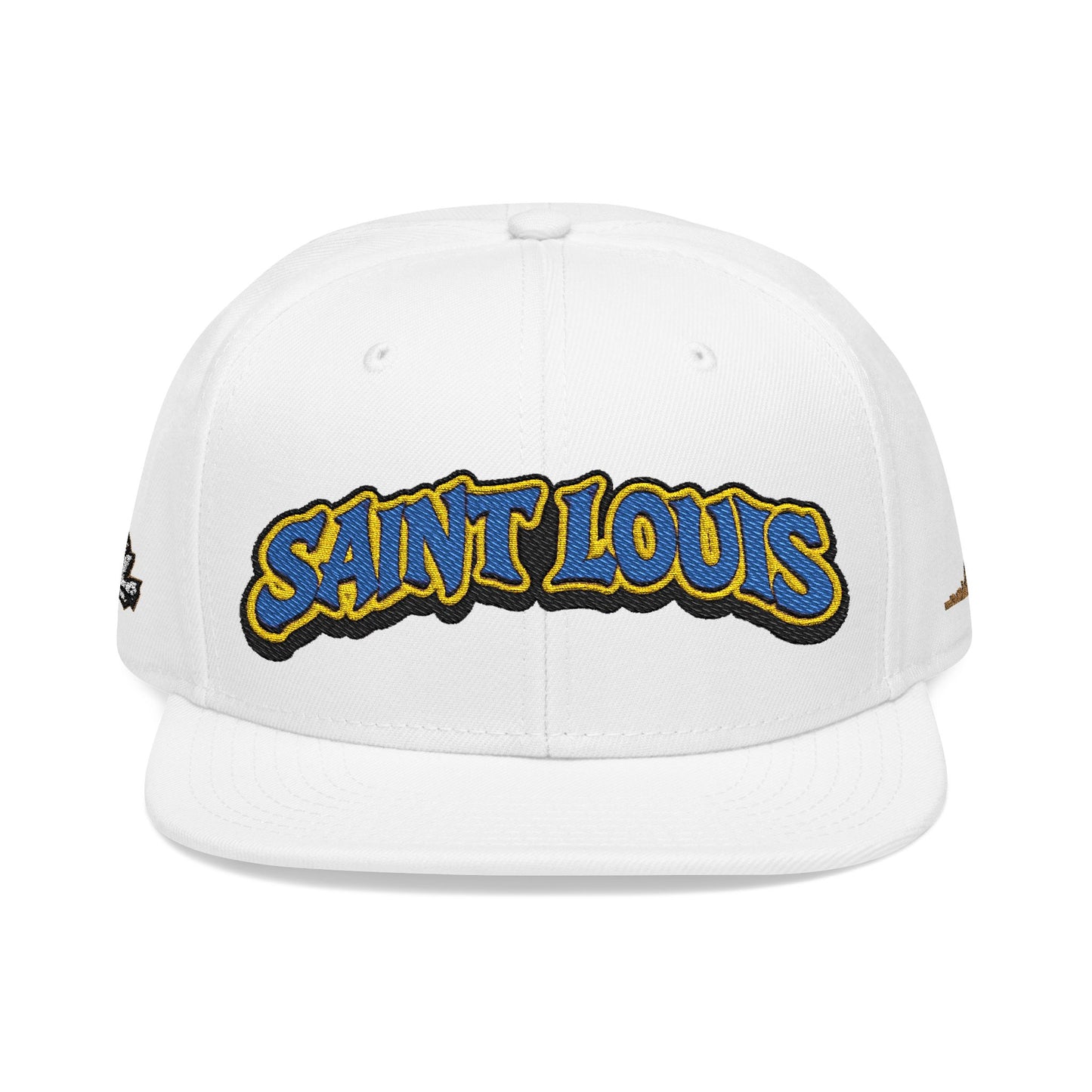 St. Louis Embroidered Snapback Hat — Retro Script Logo Cap
