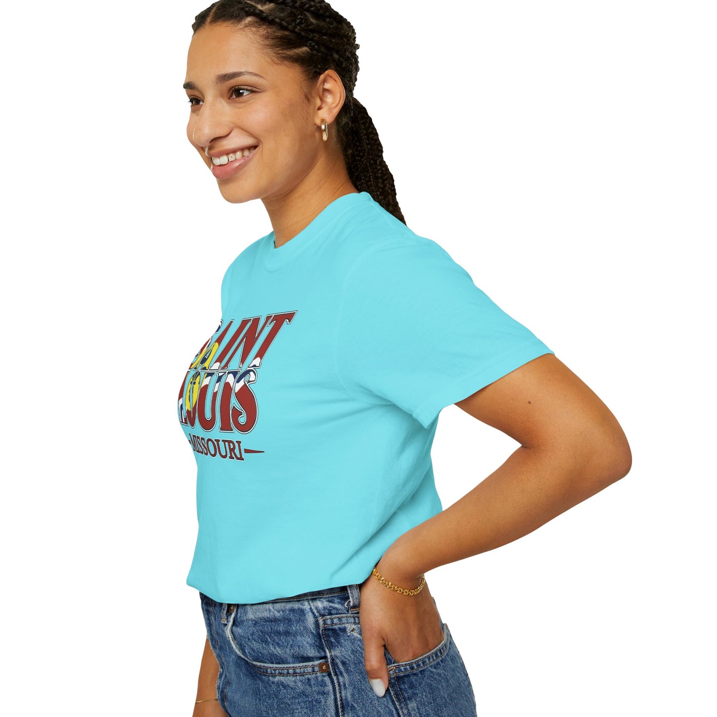 Saint Louis Missouri T-Shirt — Vintage St. Louis Flag Graphic Tee