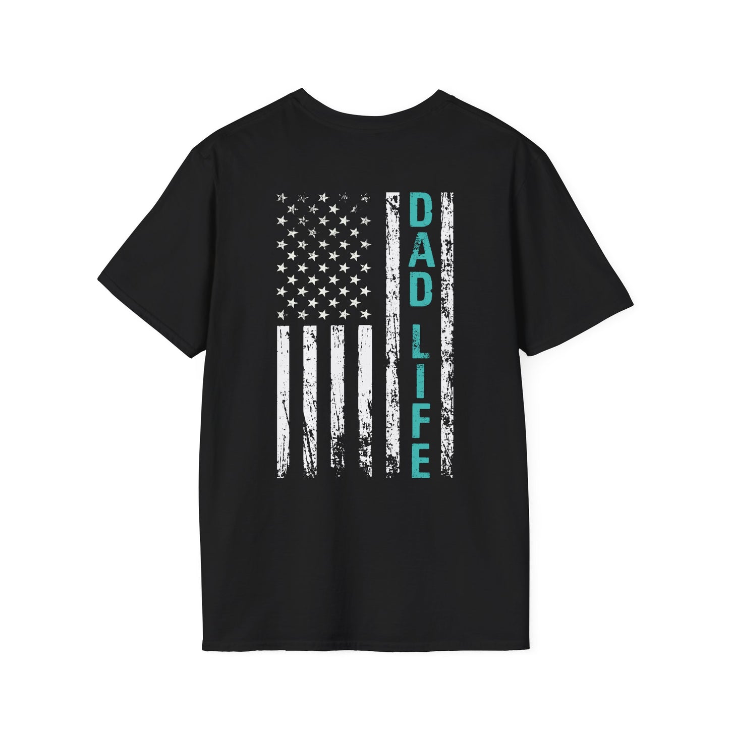 Dad Life Front and Back Graphic Tee