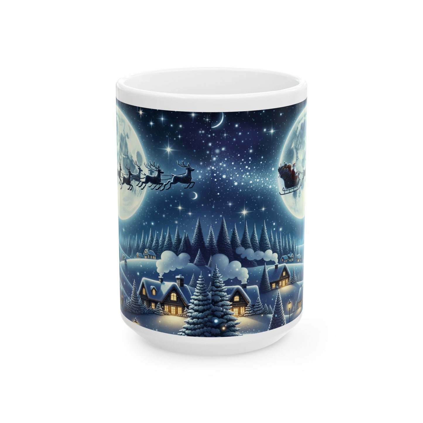 Moonlit Sleigh Ride Mug (11oz, 15oz) -Ceramic