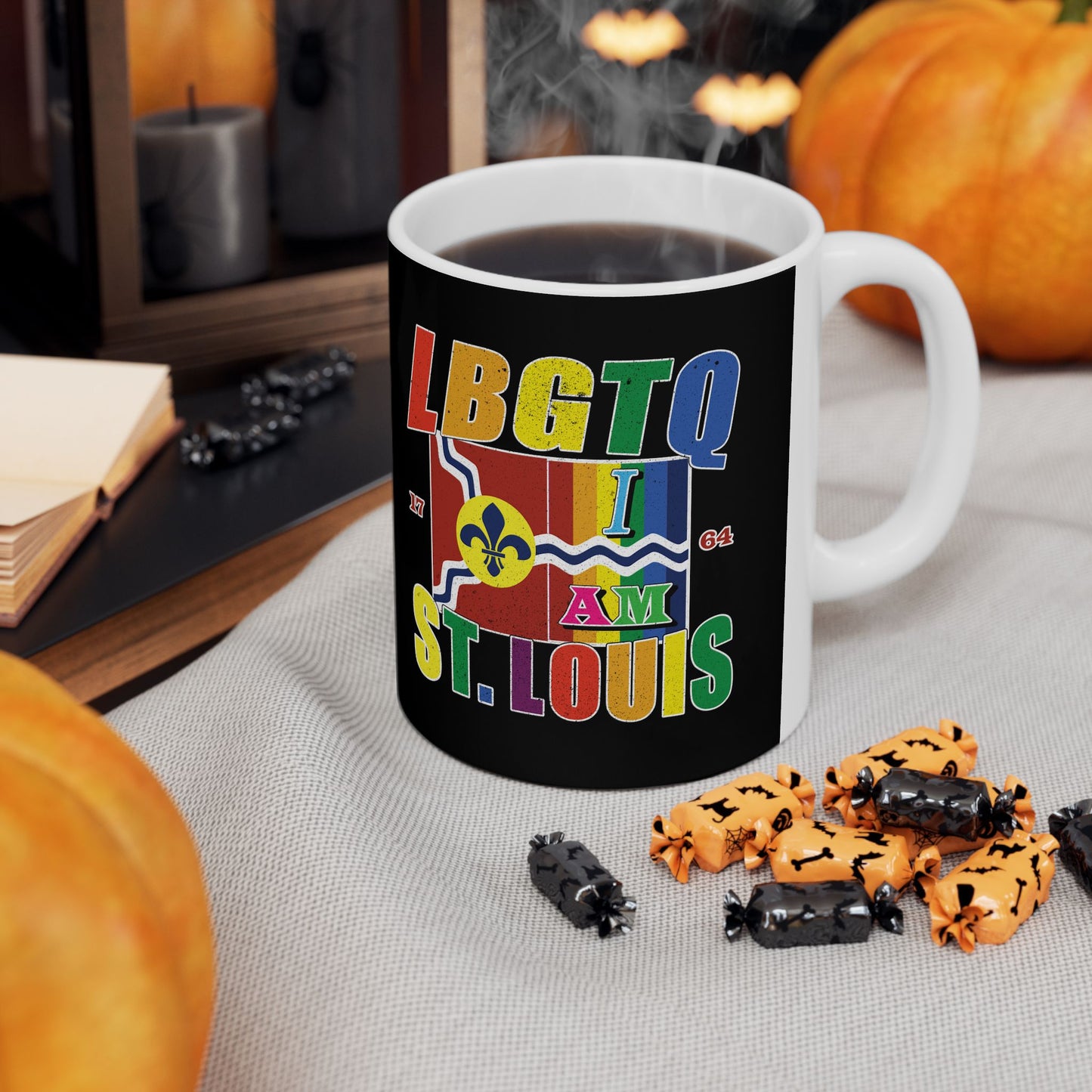 Ceramic Mug - Saint Louis LBGTQ Design