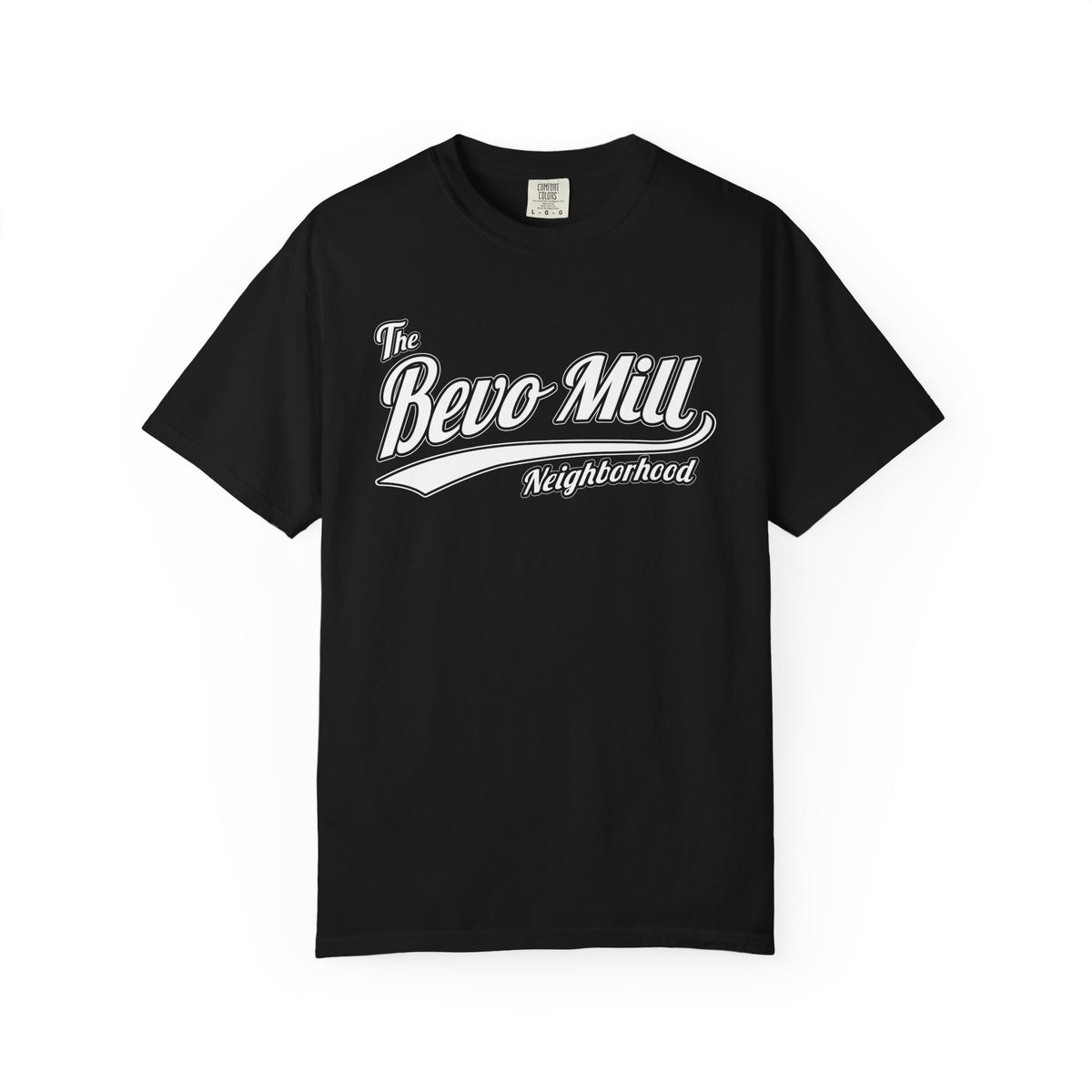 Bevo Mill Neighborhood T-Shirt — Vintage Script Local Pride Tee