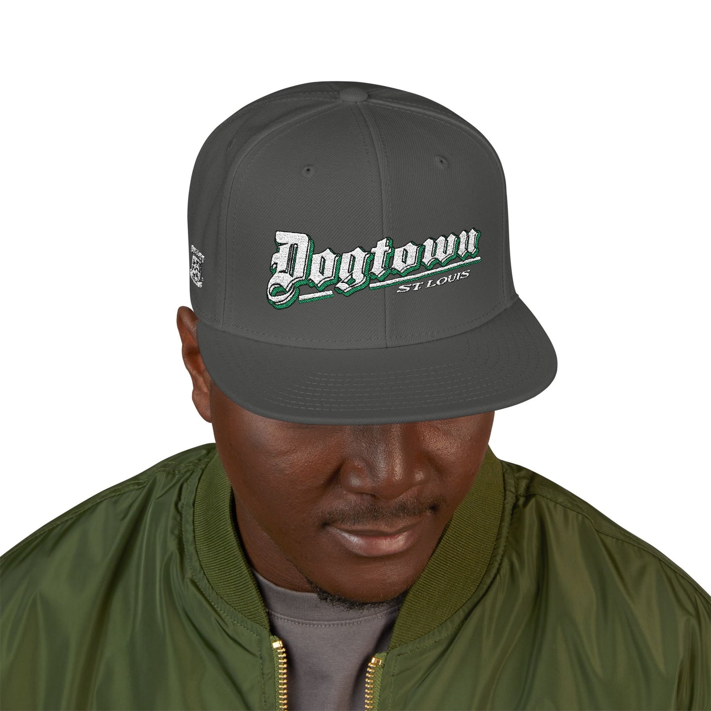 Dogtown Flat Bill Embroidered Hat Printify