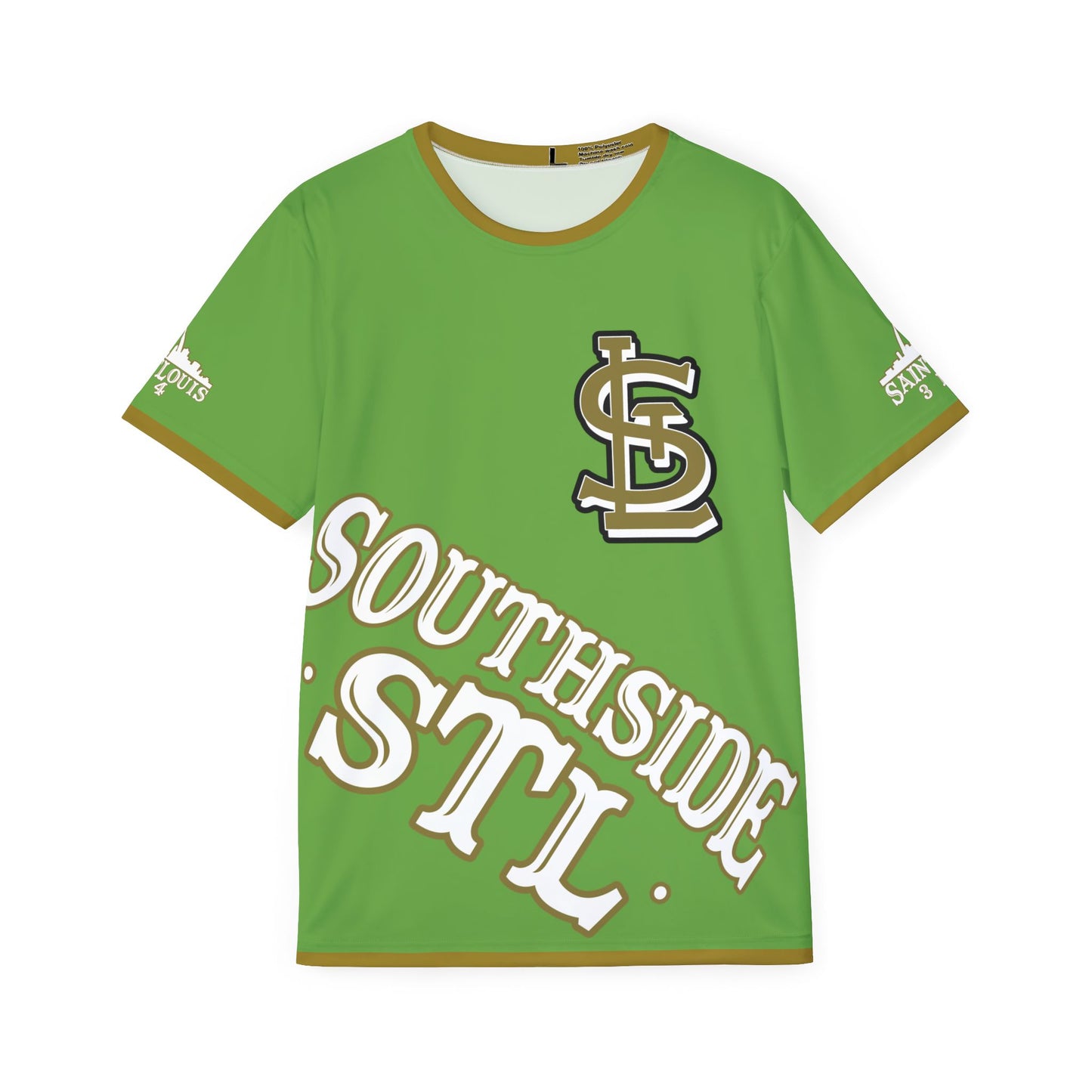 Southside STL All Over Print Sport Jersey(Lime) – Gold Skyline Edition