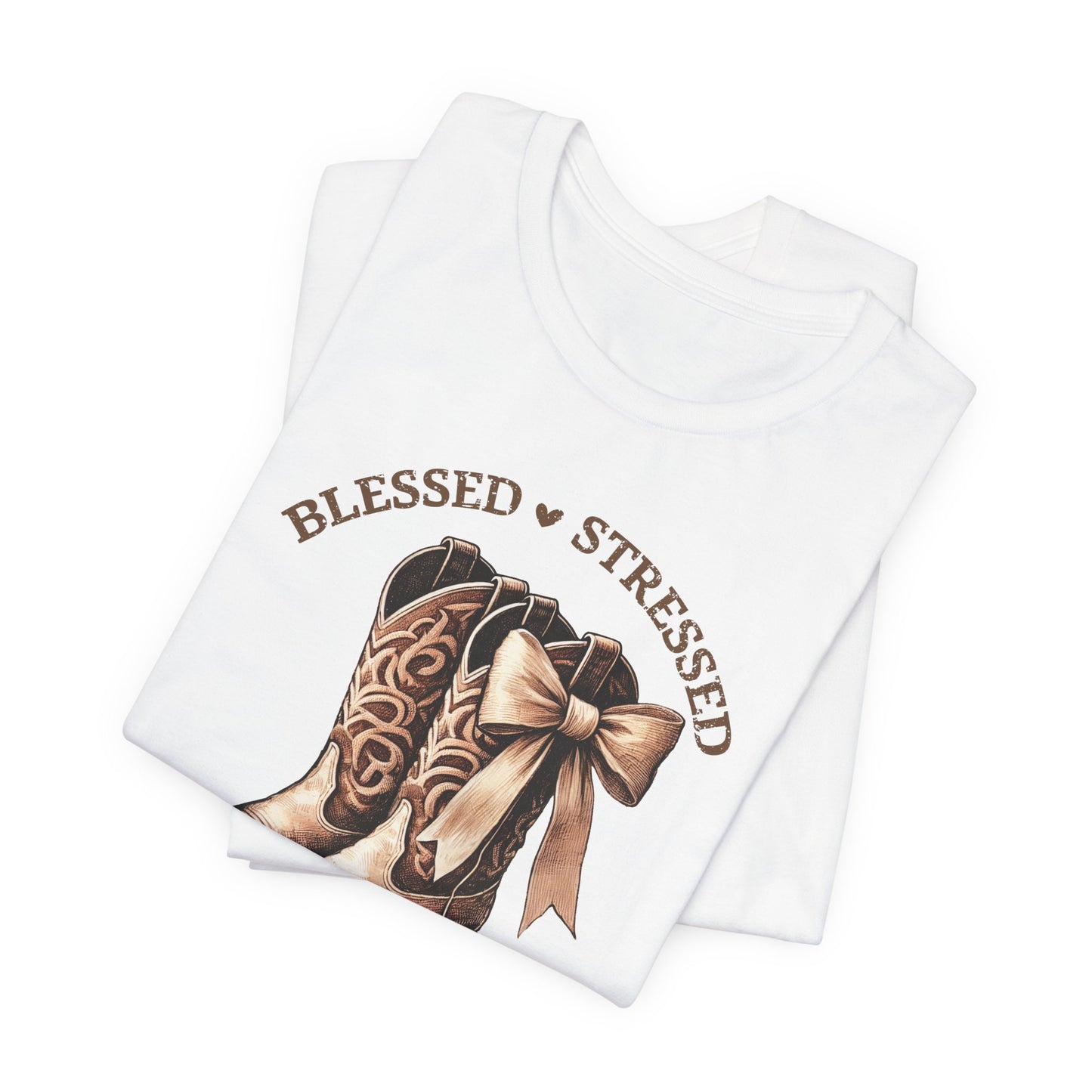 Blessed Stressed & Cowboy Obsessed Tee