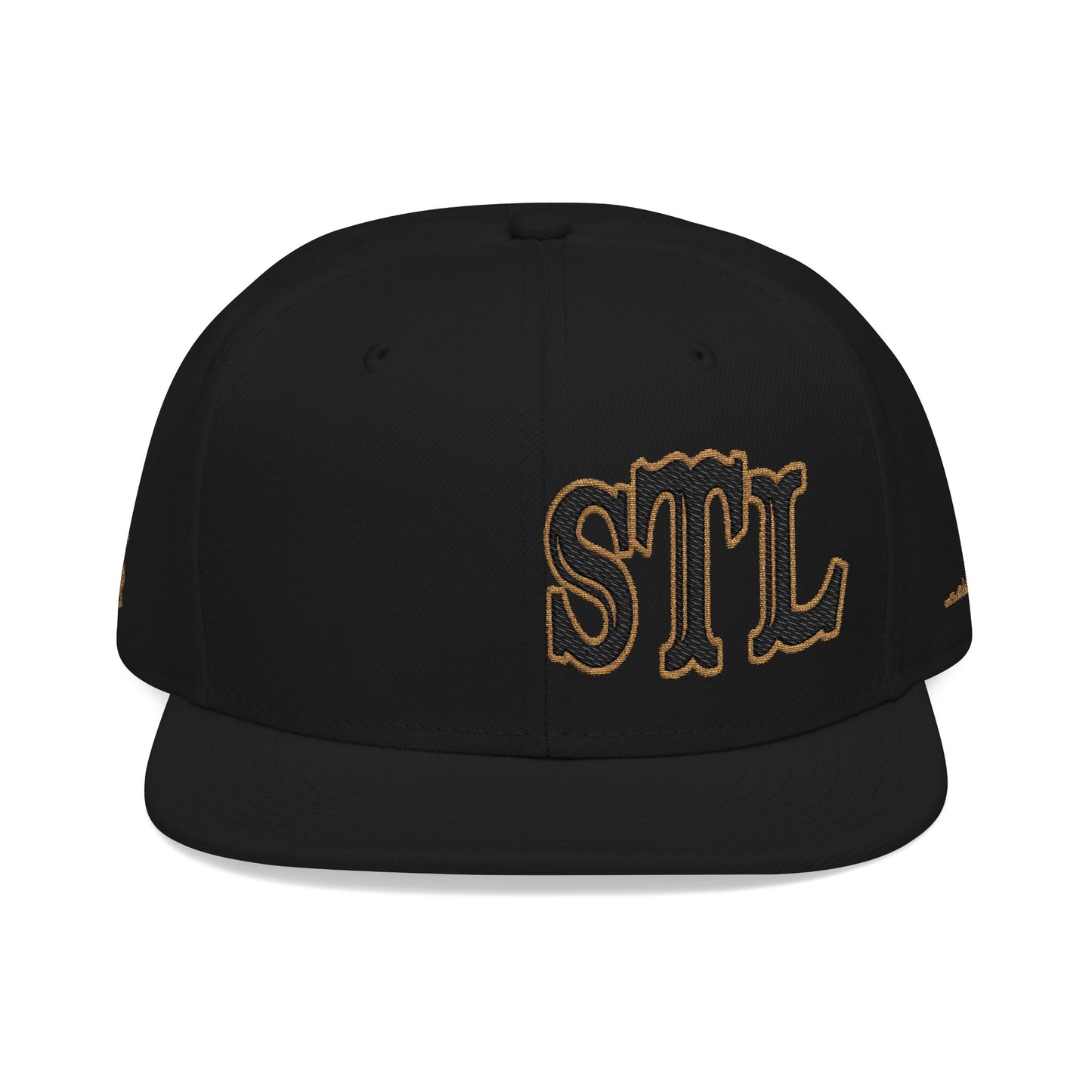 STL Black Gold Edition Embroidered Snapback Hat