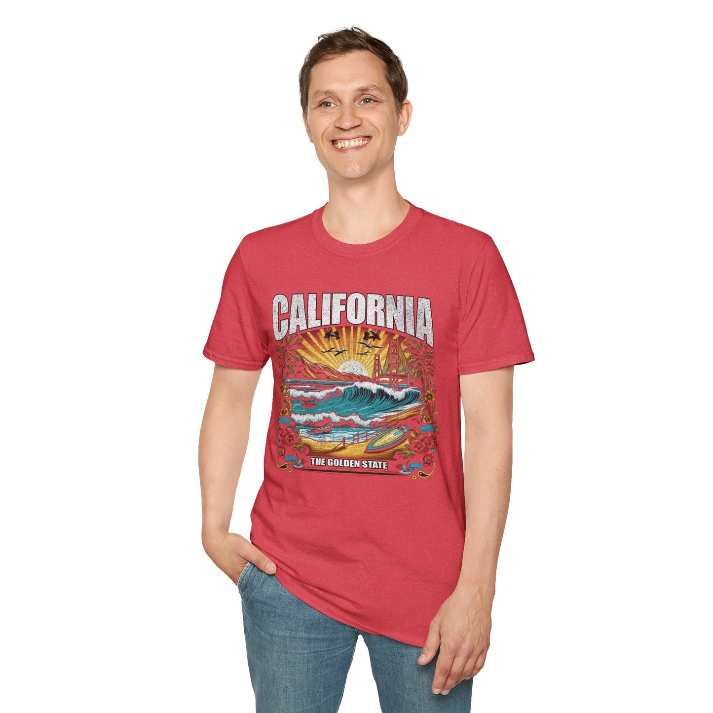 California The Golden State Graphic Tee