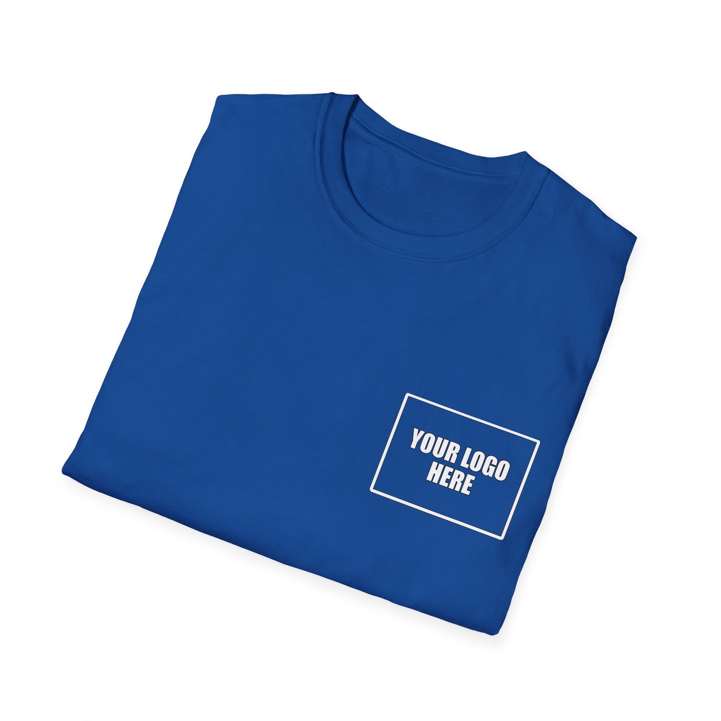 Custom Front Pocket Logo Work T-Shirt