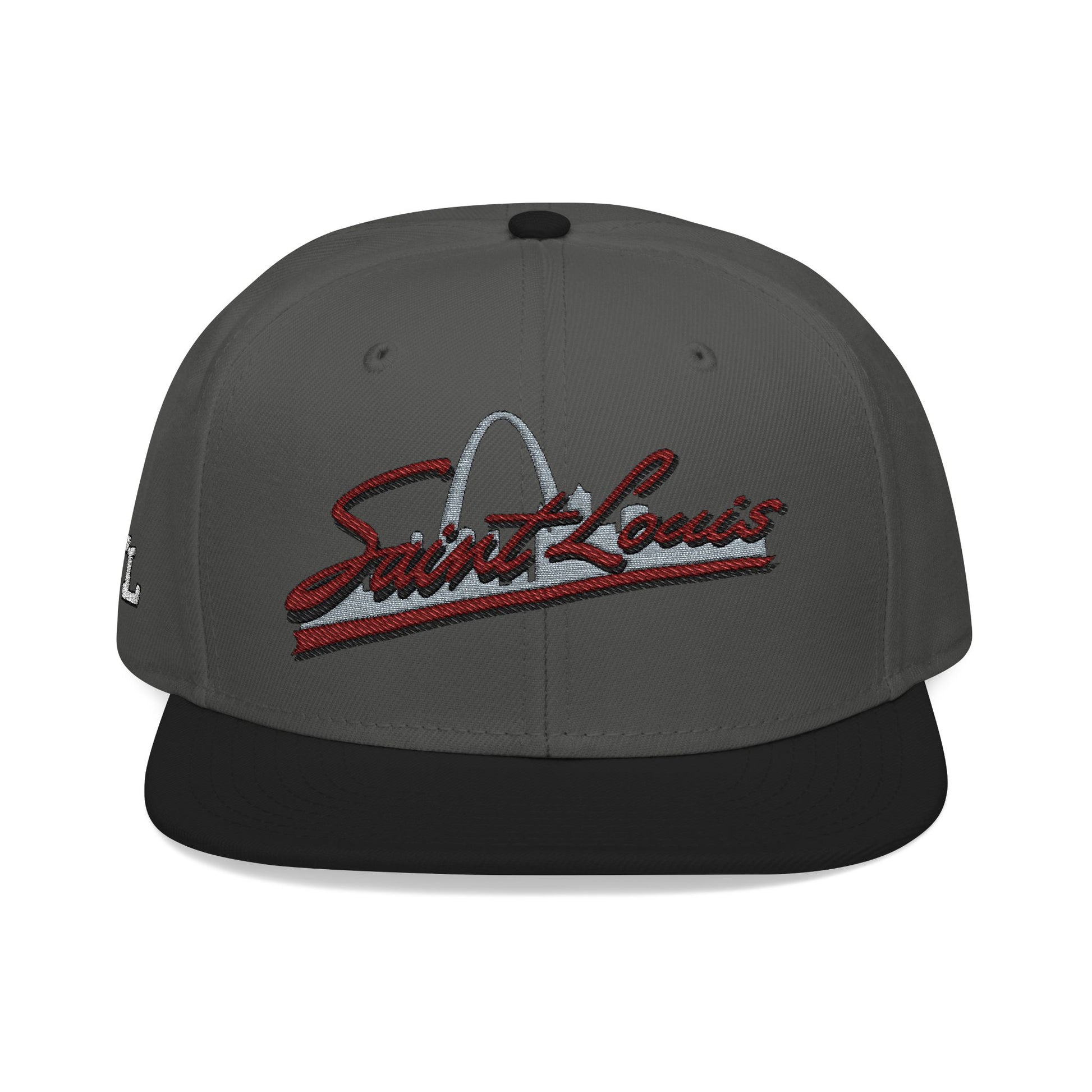 Embroidered Snapback-Full Front Saint Louis Logo Printify