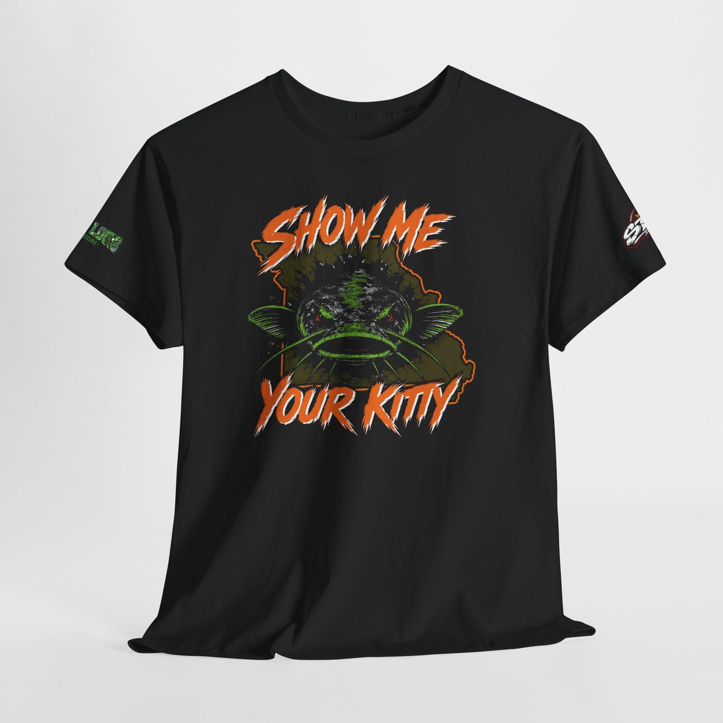 Show Me Your Kitty Graphic Fishing Tee