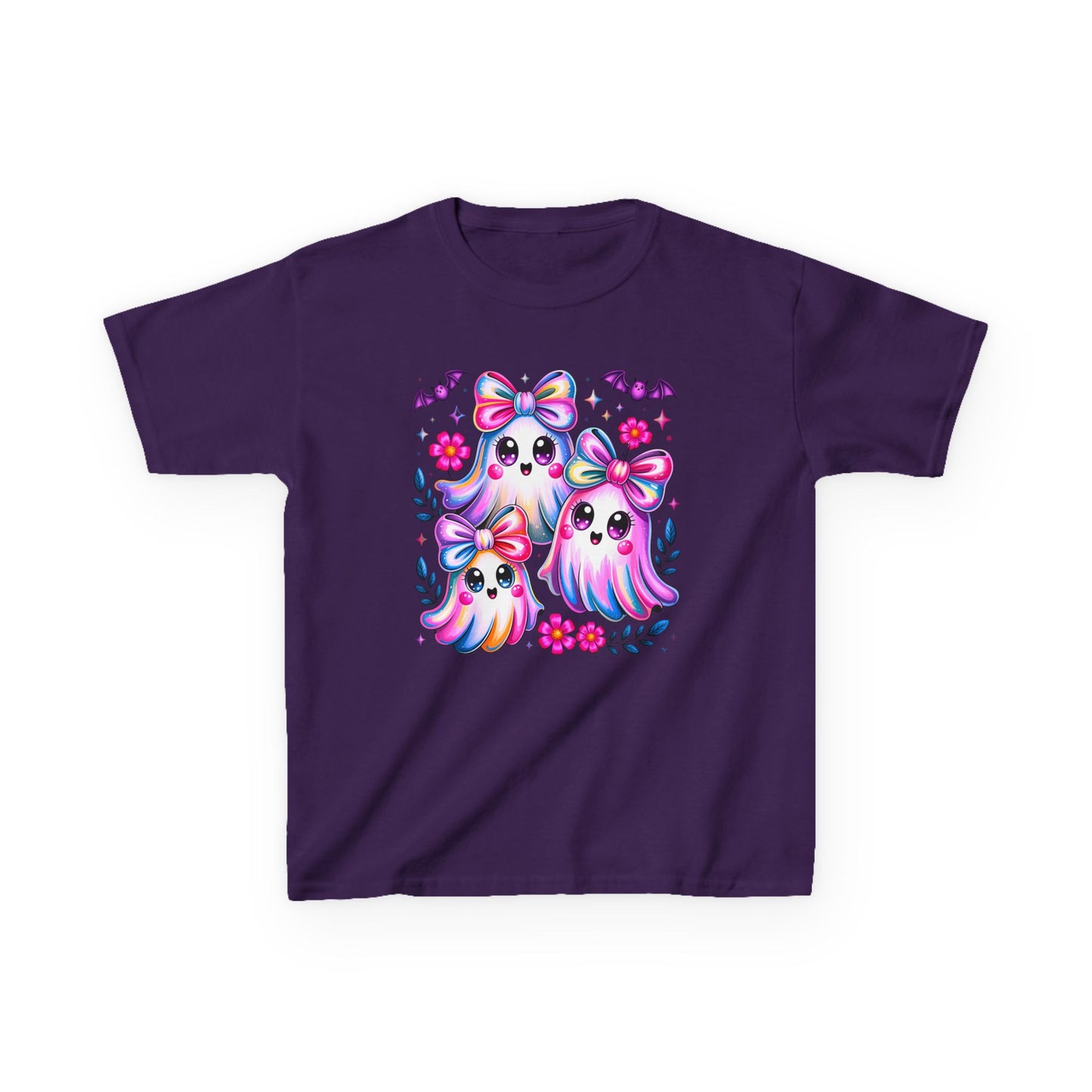 Kids Cute Colorful Ghost Tee