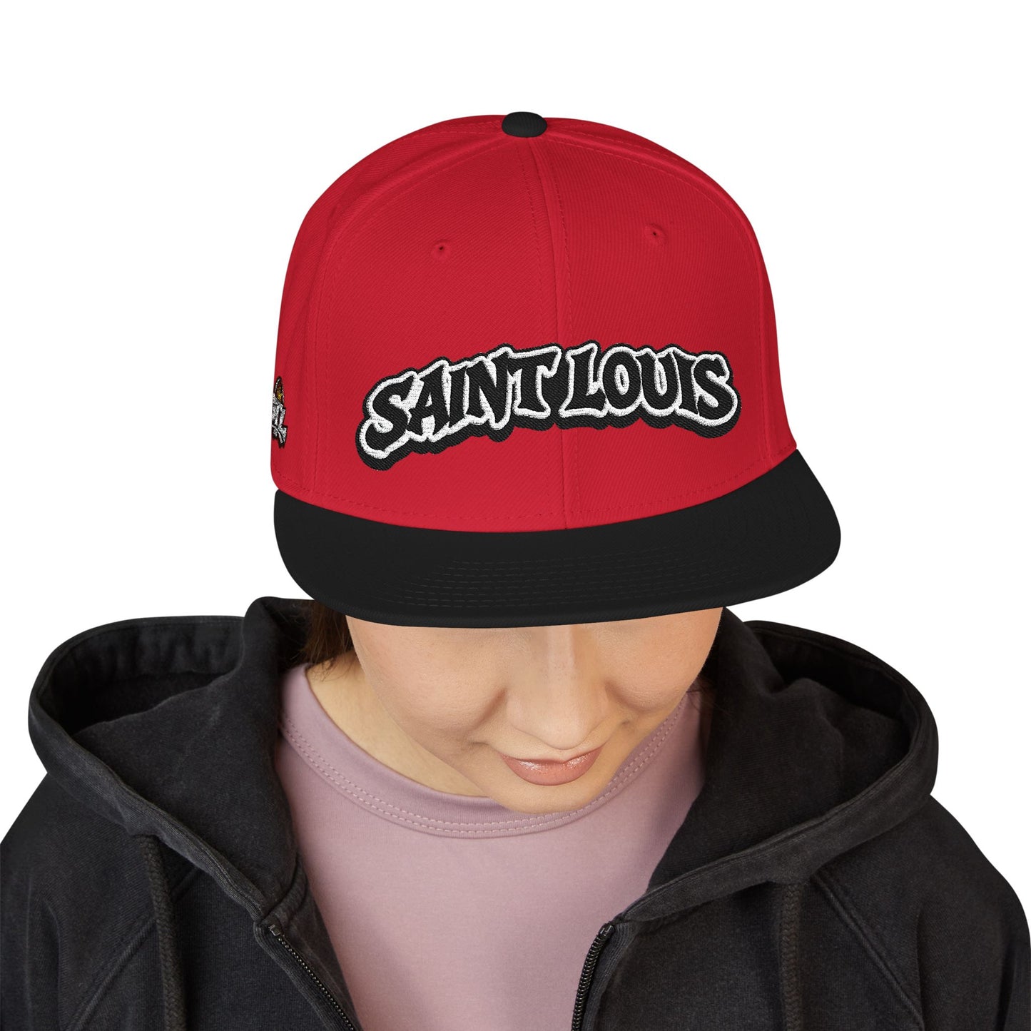 Embroidered Saint Louis Snapback Hat — Bold Streetwear Cap