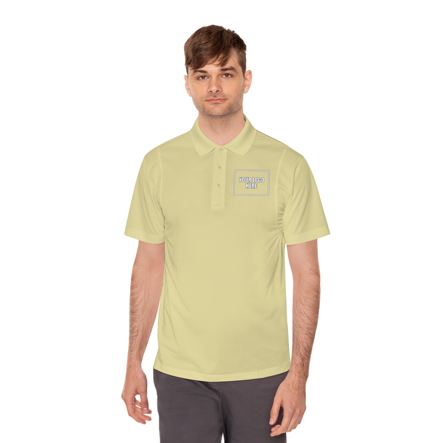 Customizable Sport Polo Work Shirt - Front & Back Logo Work Polo