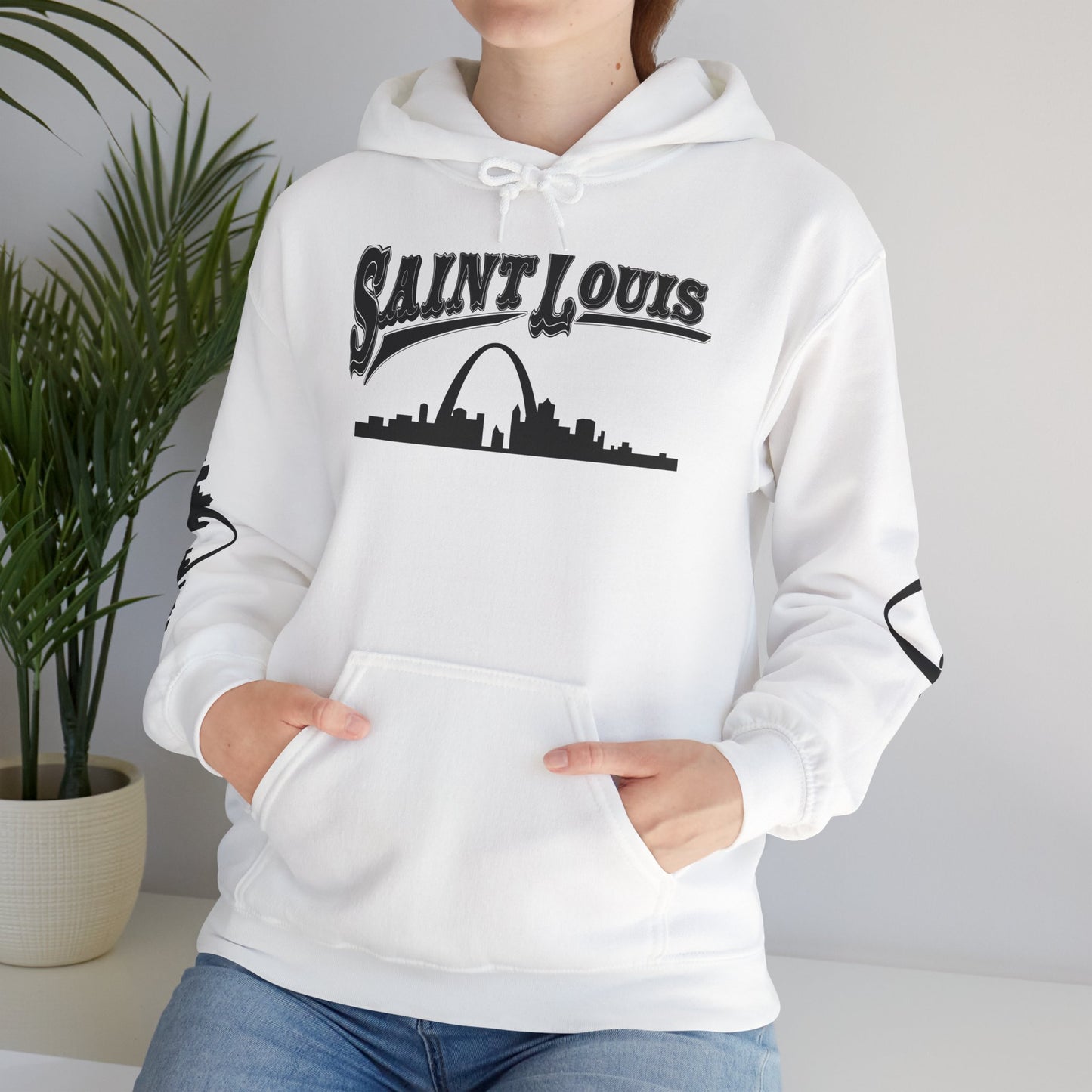 Saint Louis Skyline Hoodie - Unisex Heavy Blend™ Printify