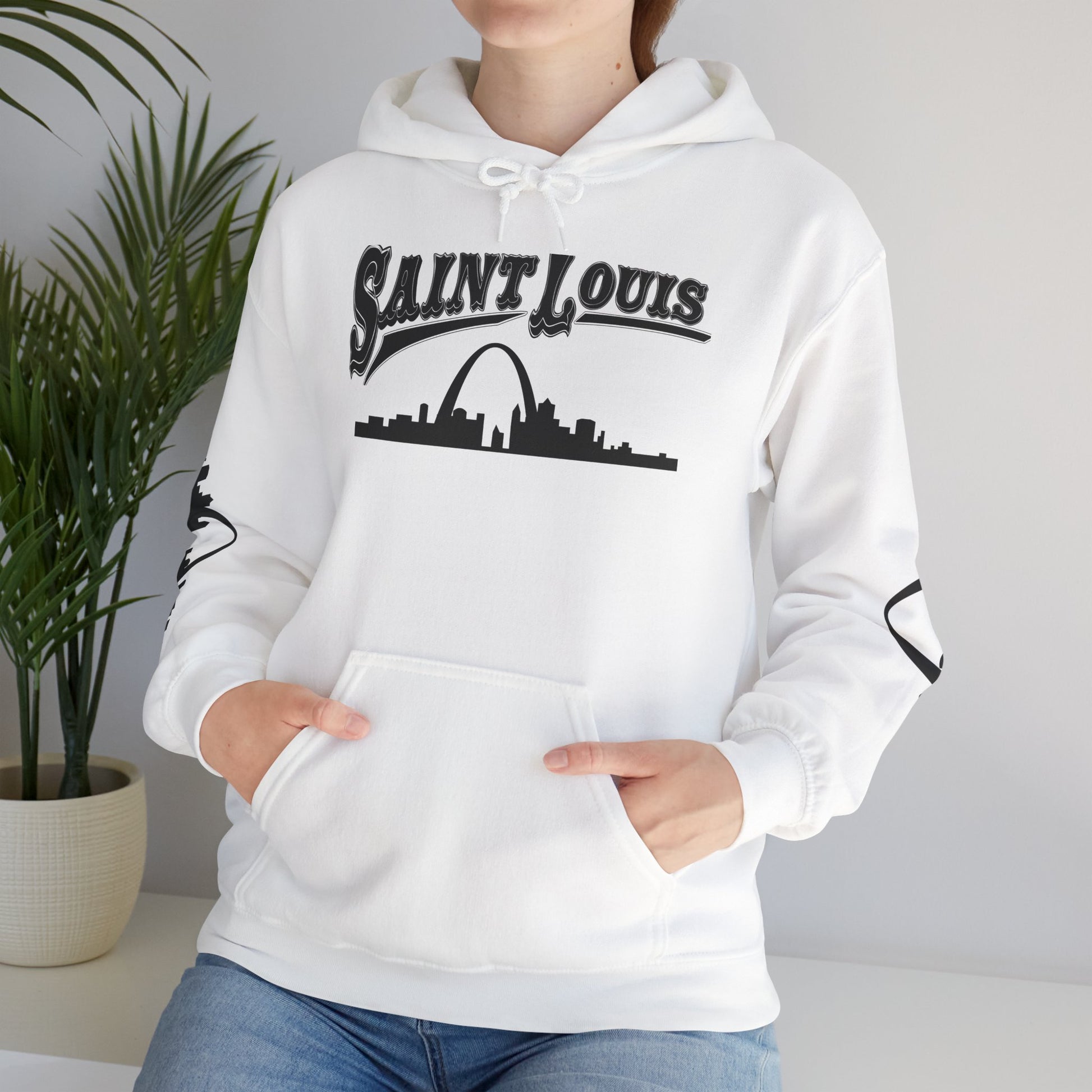 Saint Louis Skyline Hoodie - Unisex Heavy Blend™ Printify