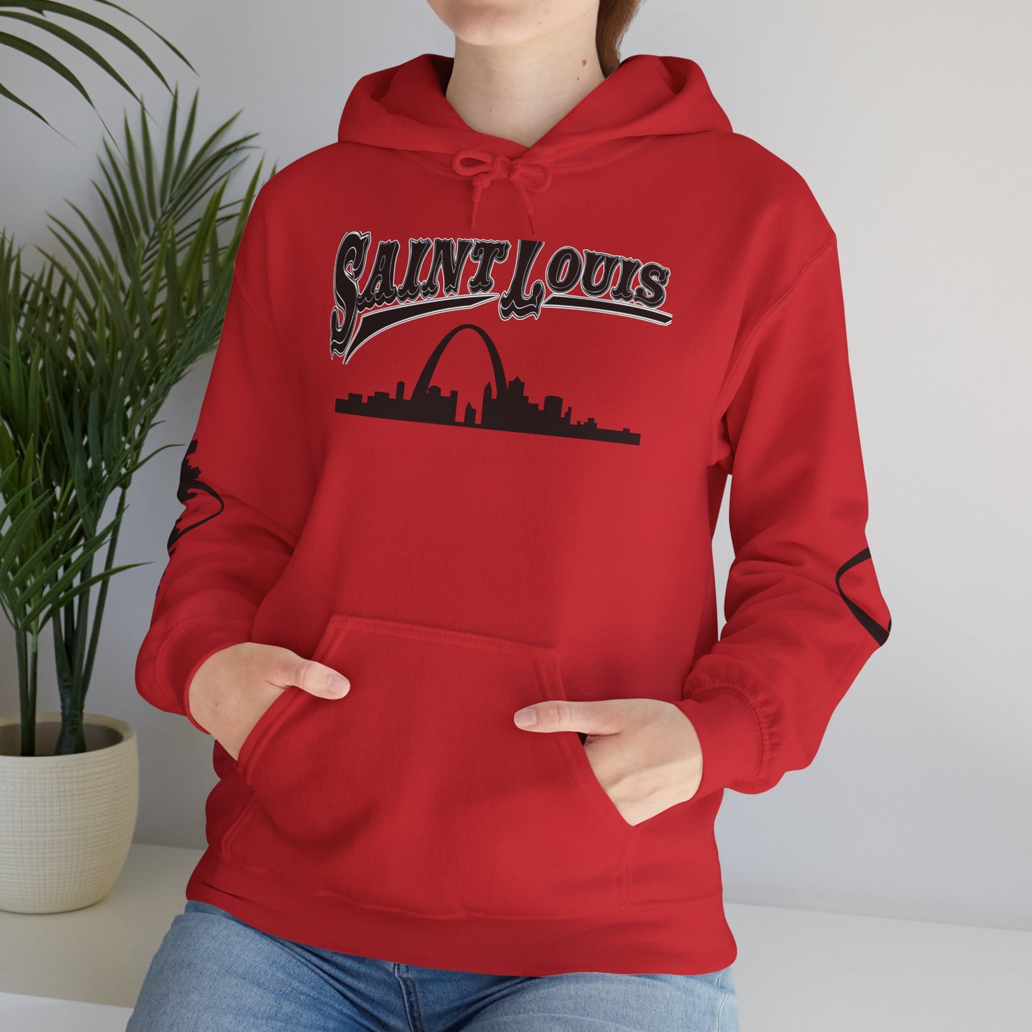 Saint Louis Skyline Hoodie - Unisex Heavy Blend™ Printify