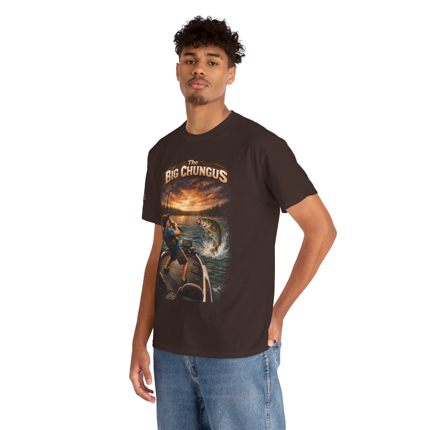 Big Chungus Fishing Tee — Funny Retro Fishing Graphic T‑Shirt