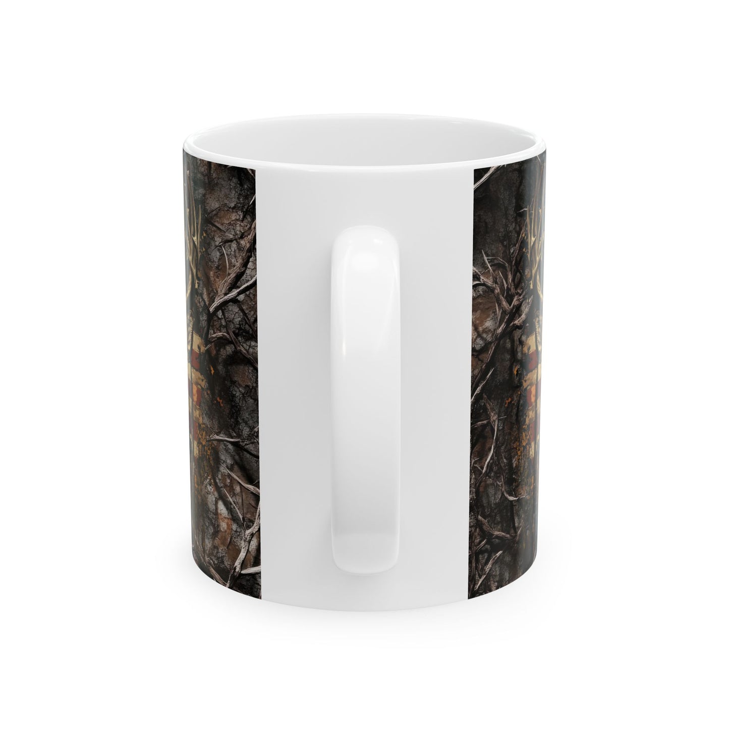 Ceramic Mug, (11oz, 15oz) American Hunter Design