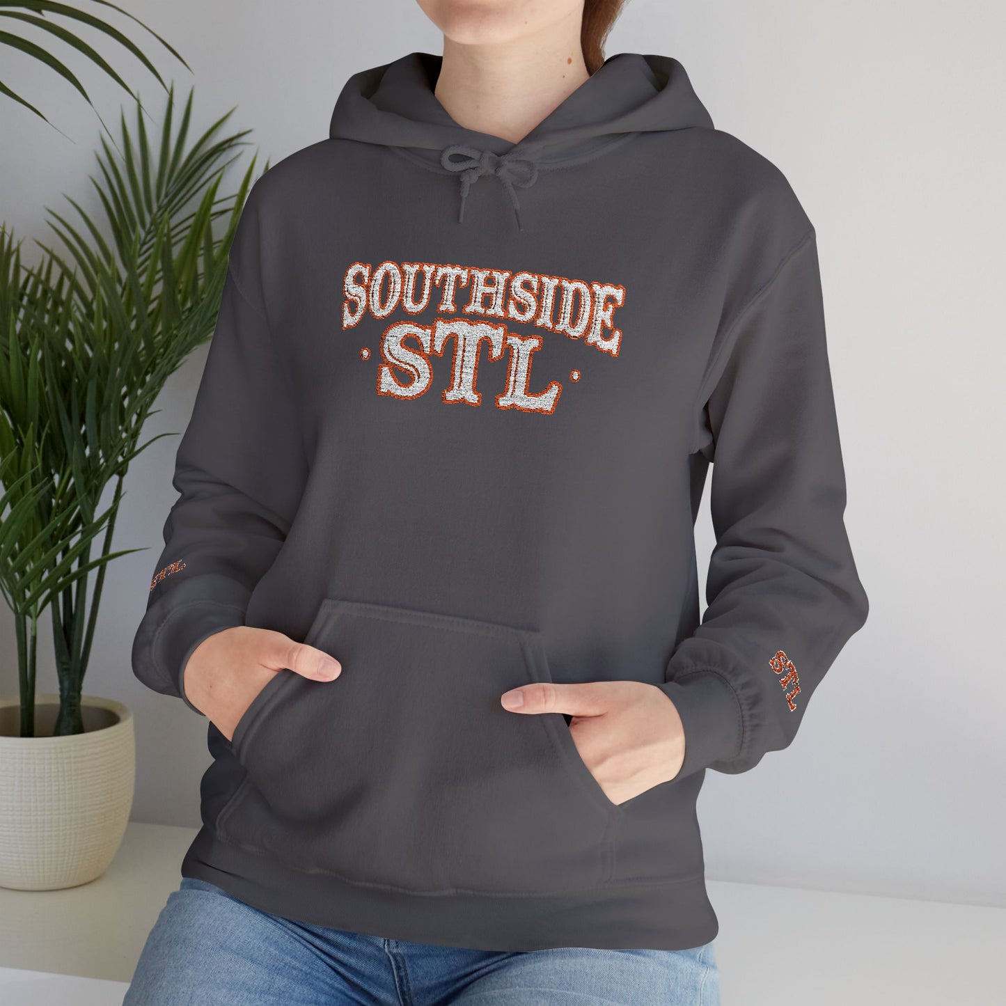 Embroidered Hoodie - Southside STL Design Printify
