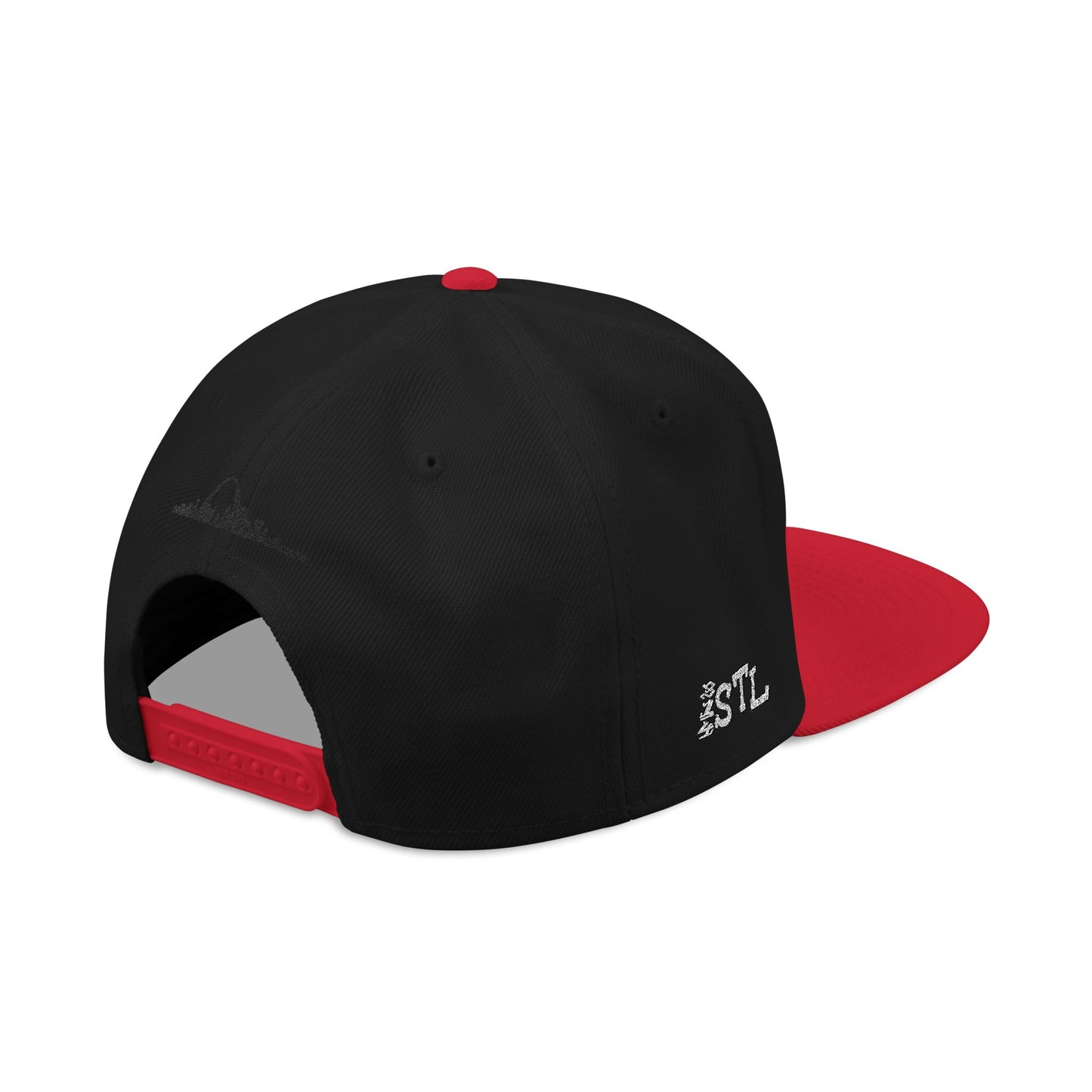 Embroidered Snapback-Full Front Saint Louis Logo Printify